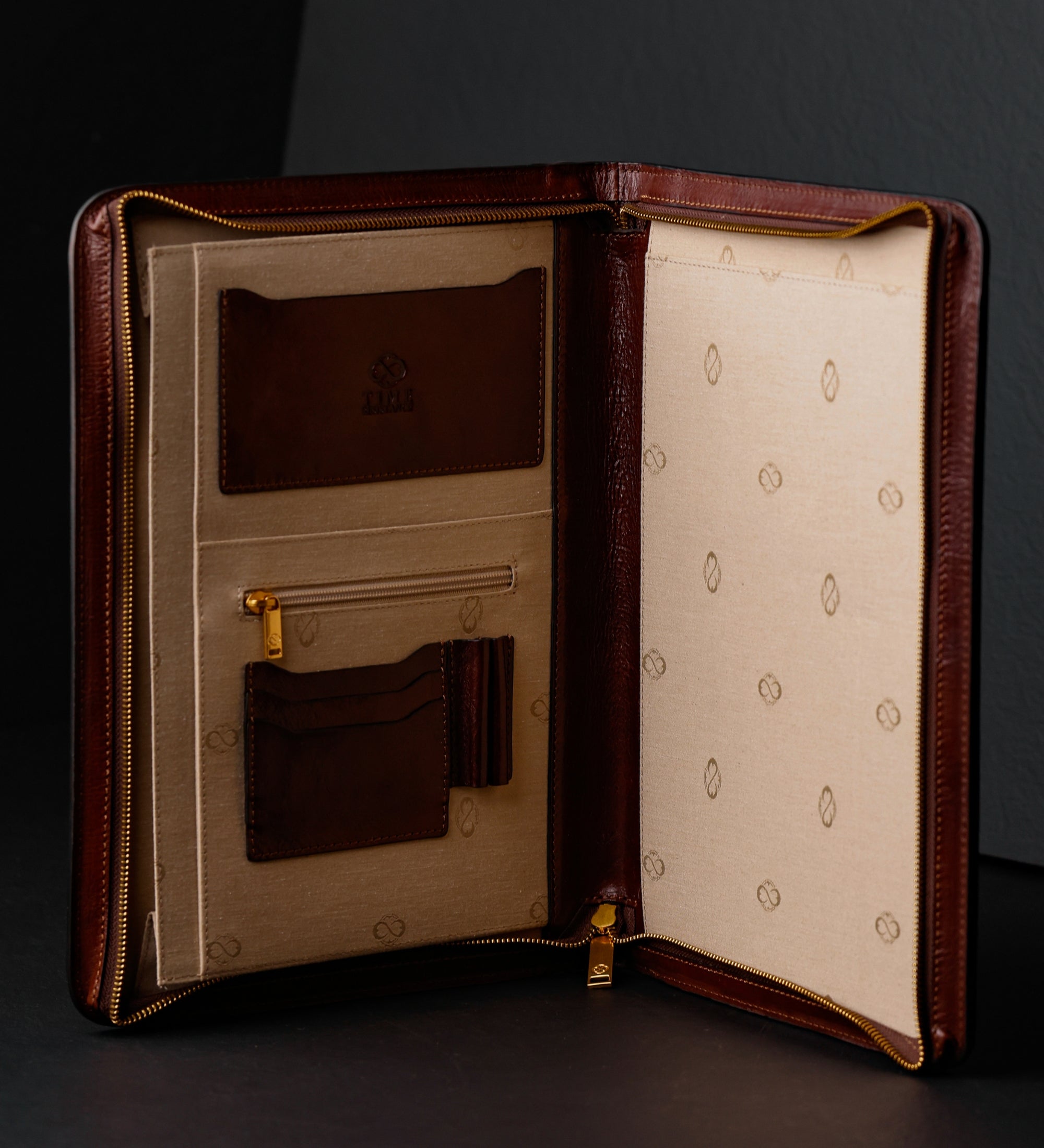 A4-dokumentmapp organisatör i läder – Candide