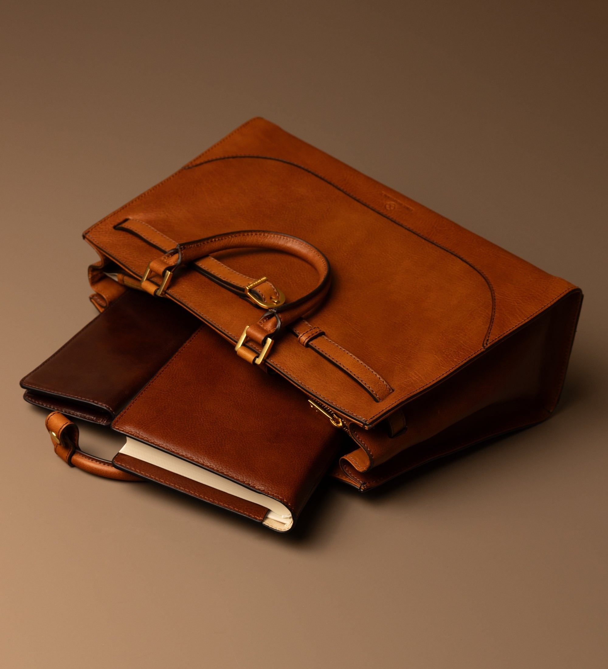 Handväska i läder för dam - Shirley