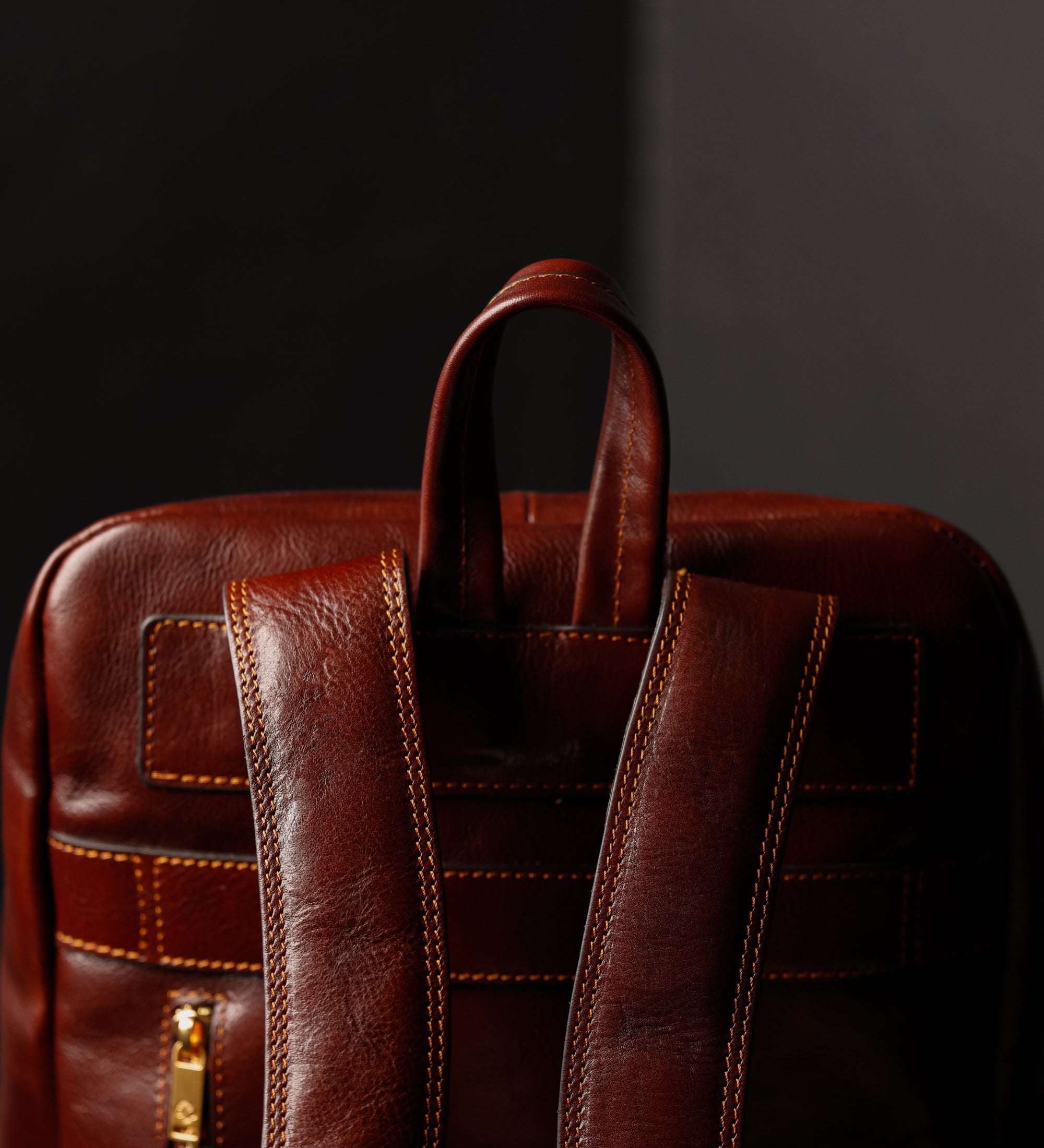 Ryggsäck i läder resväska i läder för dam – The Divine Comedy