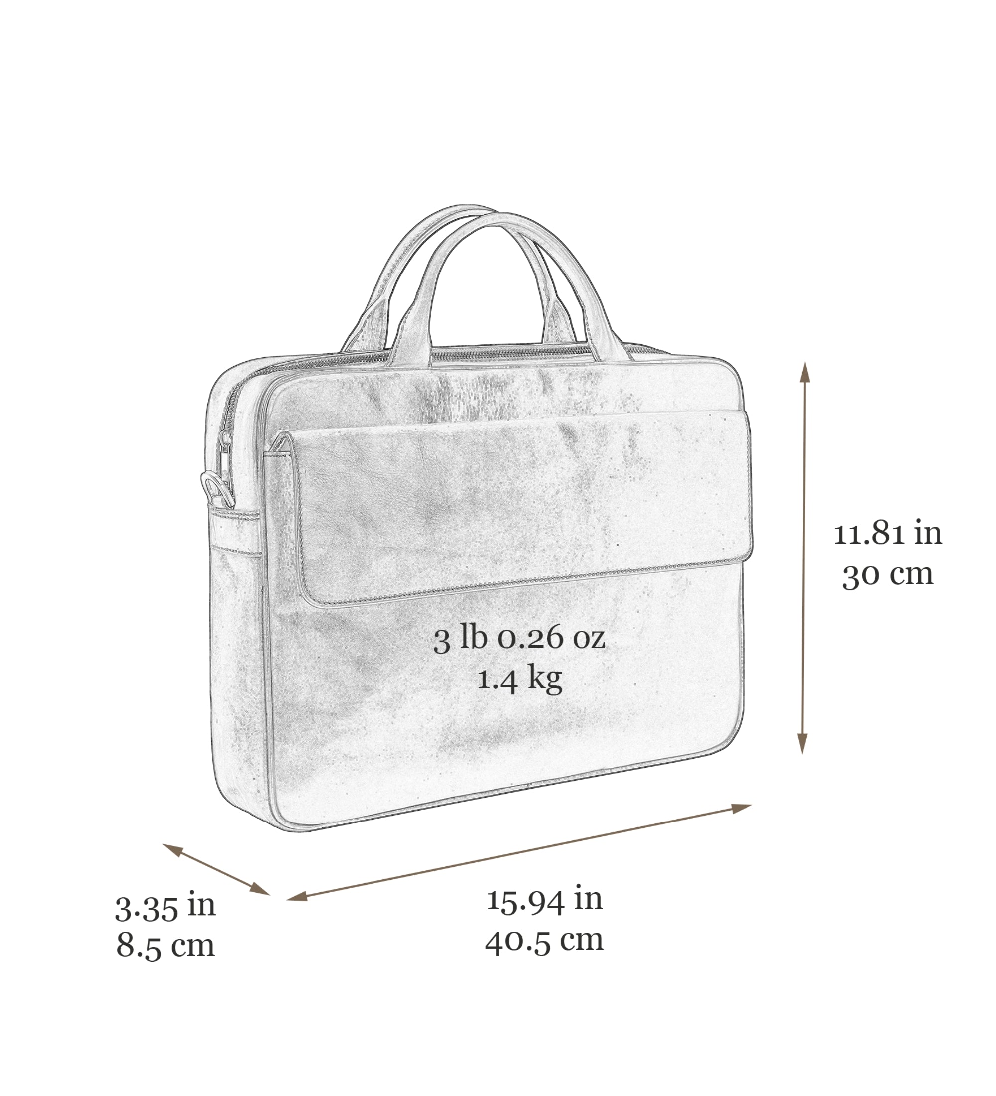 Portfölj i läder laptopväska i läder – The Sheltering Sky