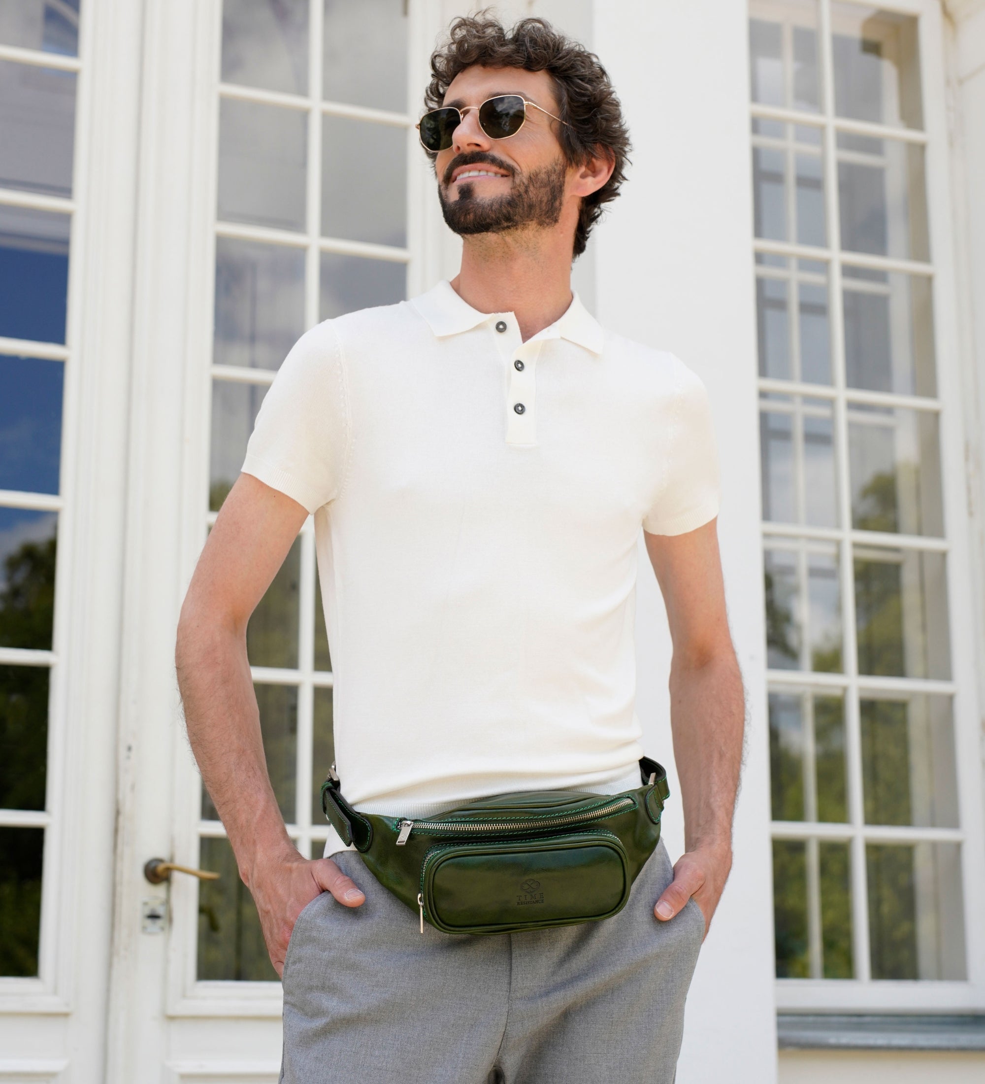 Slingväska i läder midjeväska i läder – Independent People