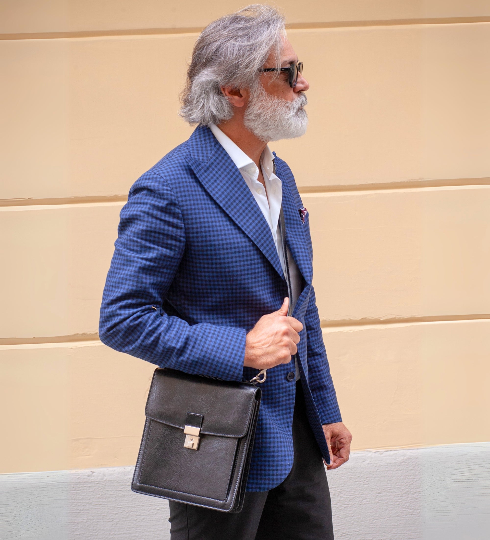 Liten portfölj i läder – Walden