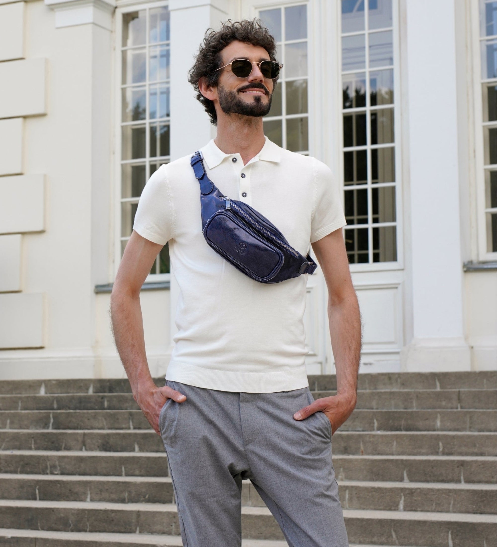 Slingväska i läder midjeväska i läder – Independent People