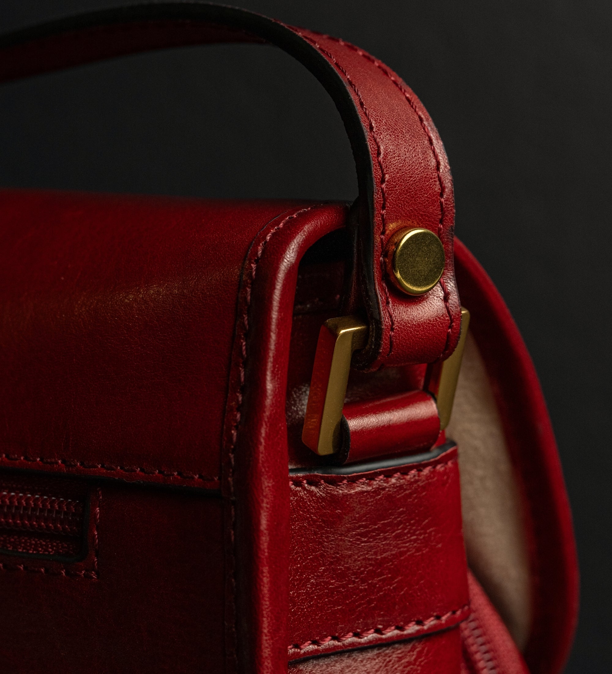 Saddle bag i läder för dam - Women In Love