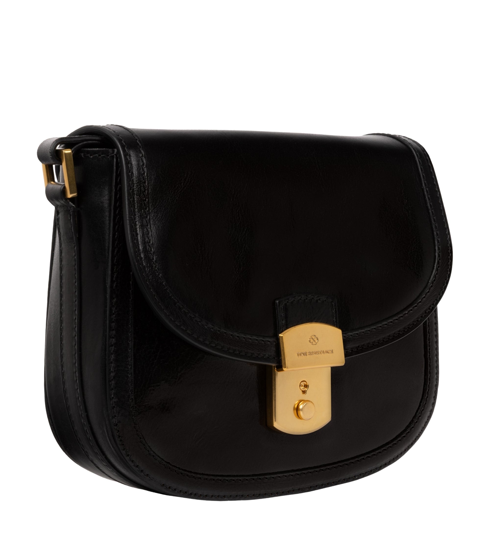 Saddle bag i läder för dam - Secrets