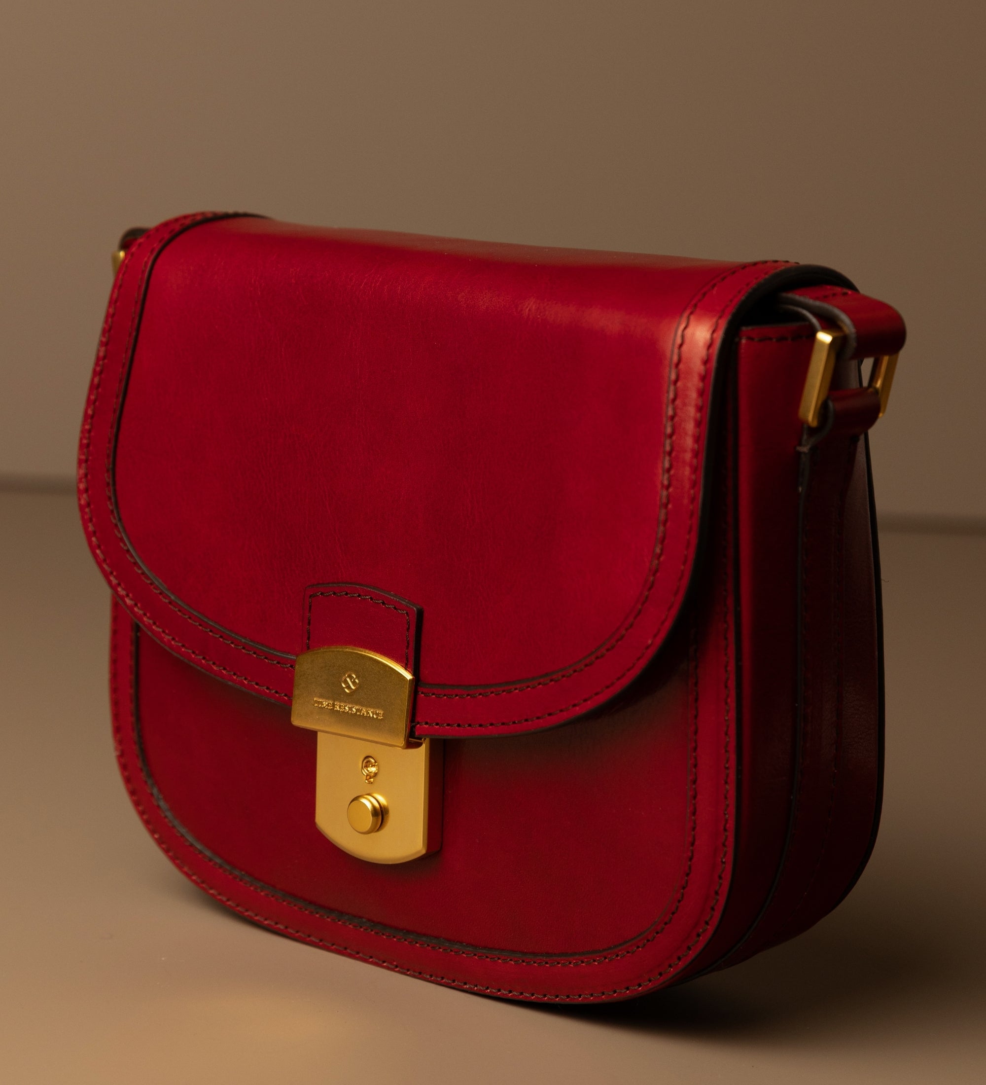 Saddle bag i läder för dam - Secrets