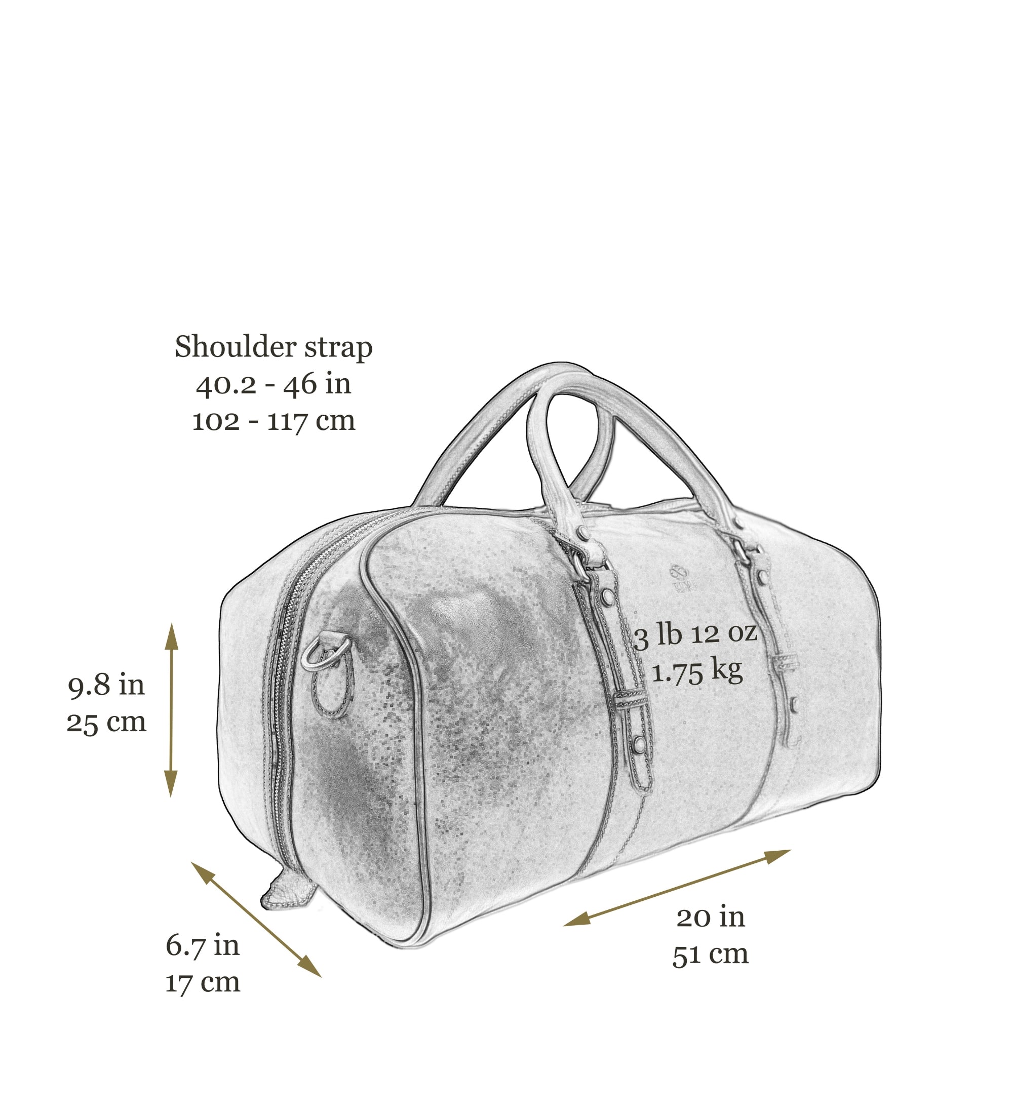 Duffelväska i läder, weekendbag i läder för dam – Song of Solomon