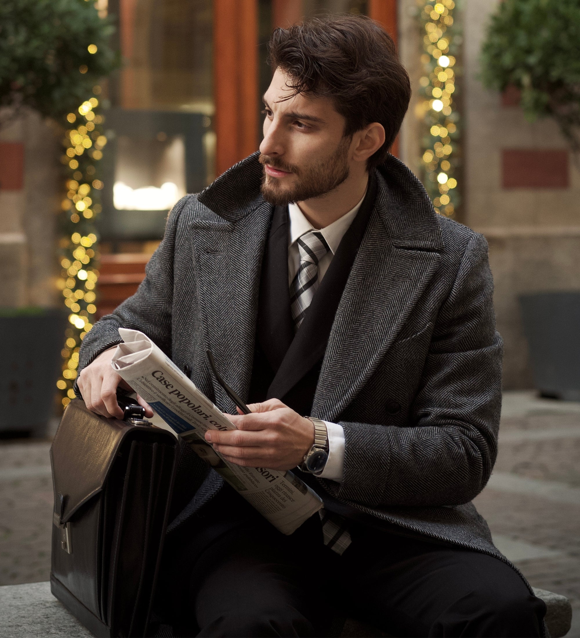 Portfölj i läder i klassisk design – The Magus