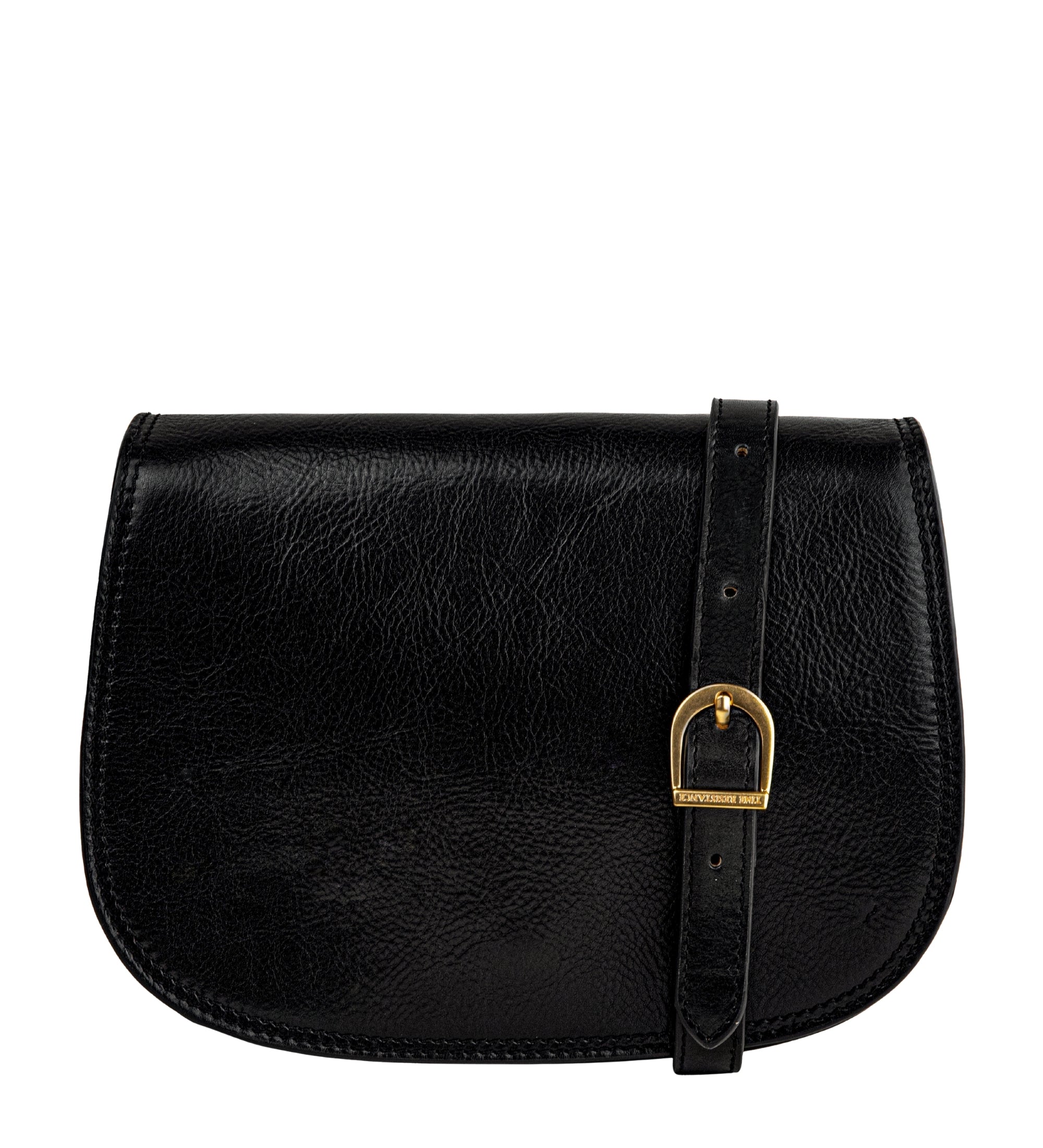 Saddle bag i läder crossbodyväska i läder för dam – Moonfleet