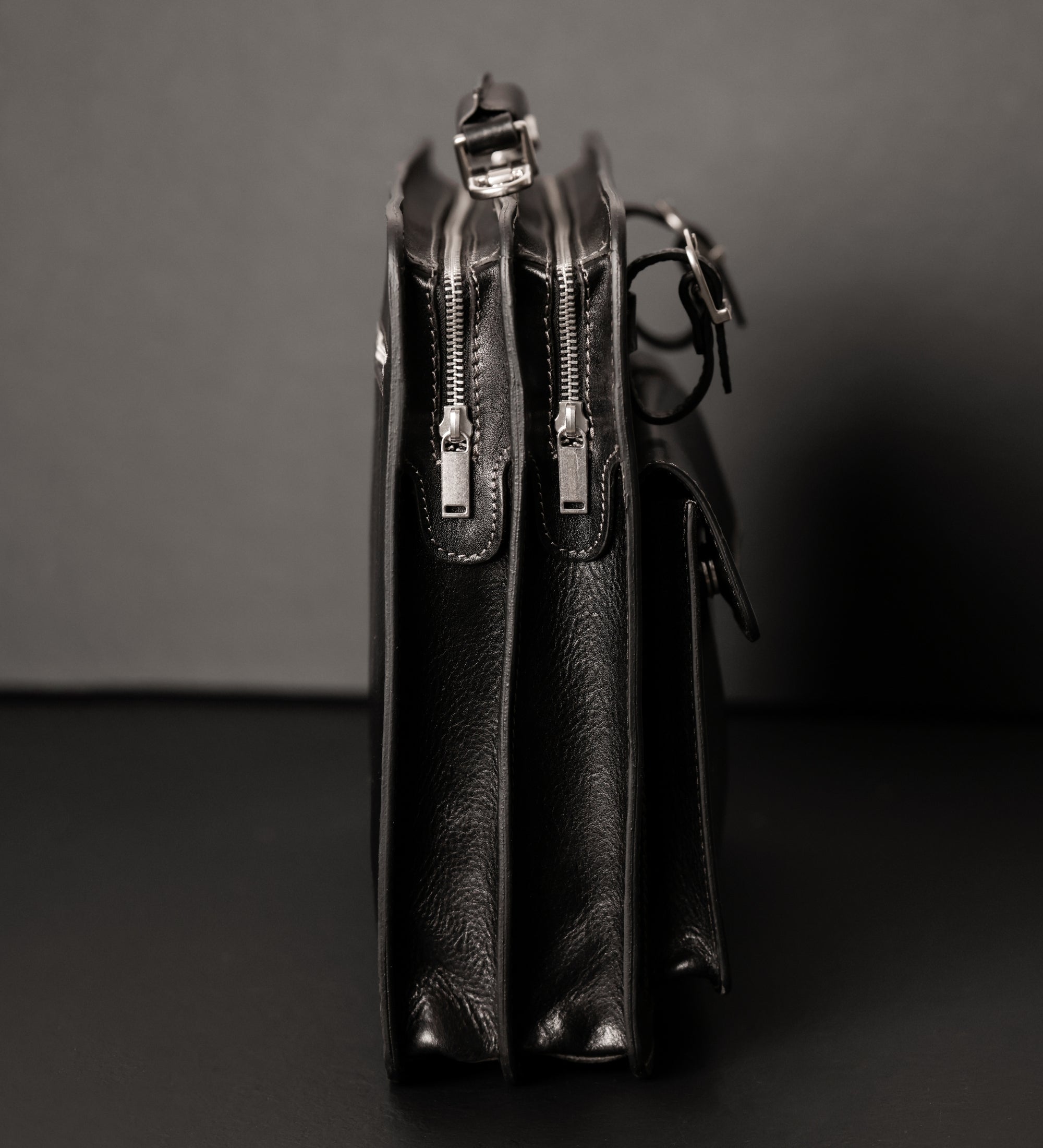 Läderväska i satchel-stil portfölj i läder – The Prophet