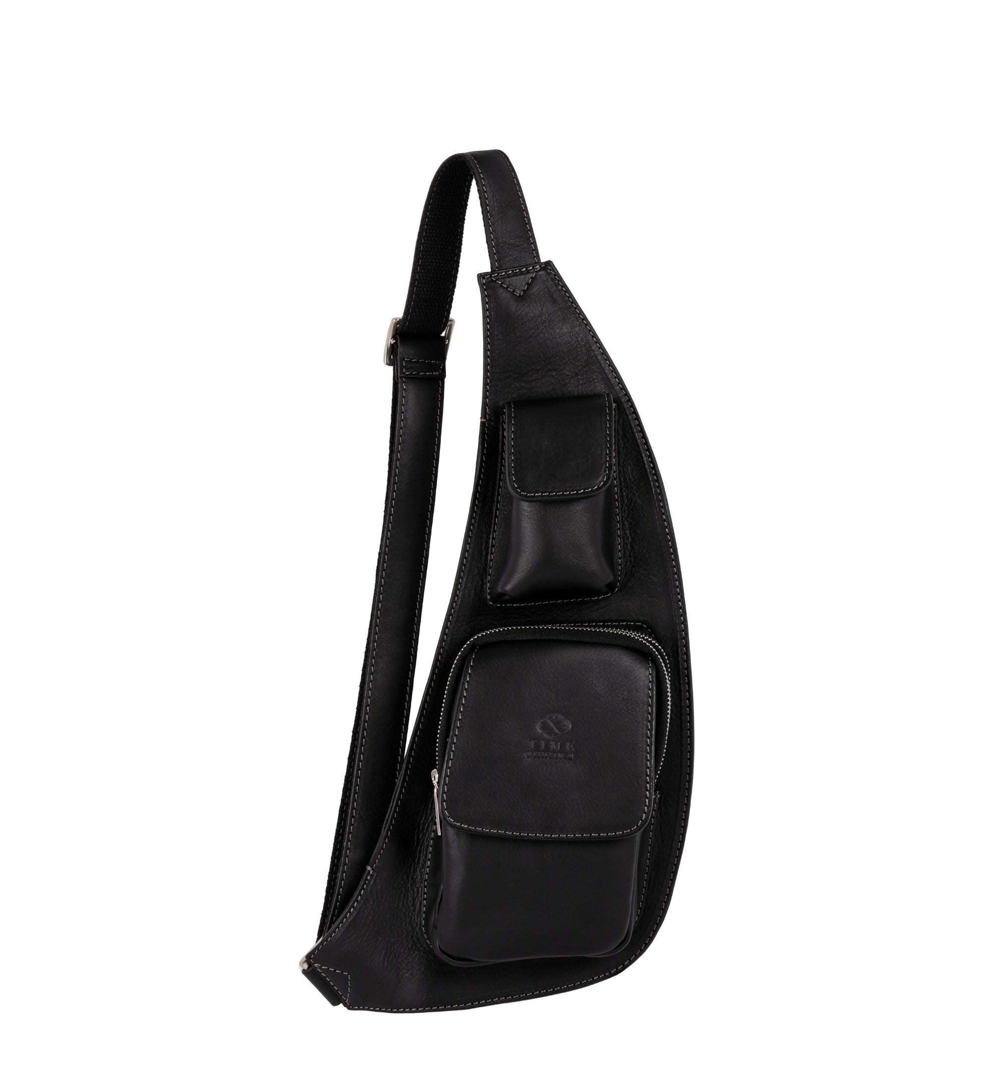 Slingväska i läder crossbodyväska i läder – The Monk