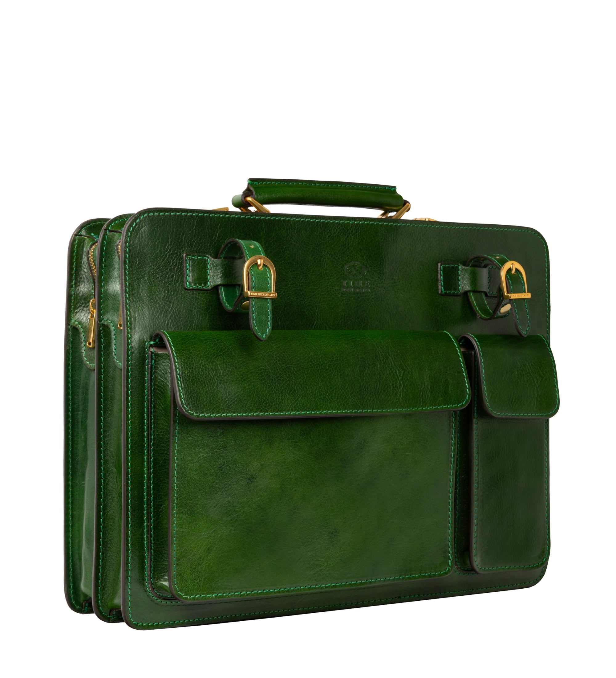 Läderväska i satchel-stil portfölj i läder – The Prophet