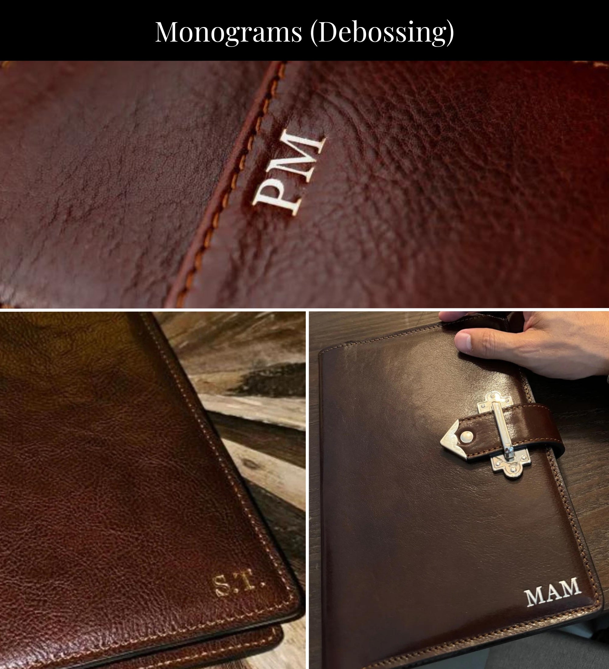 Monogram-/präglingsservice