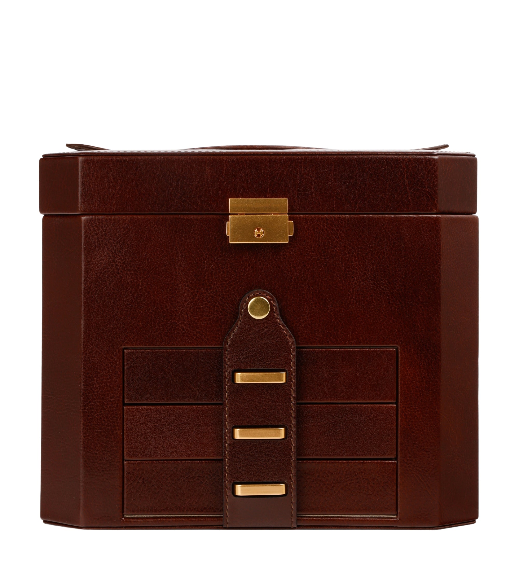 Stort smyckeskrin i läder för dam – A Handful of Dust