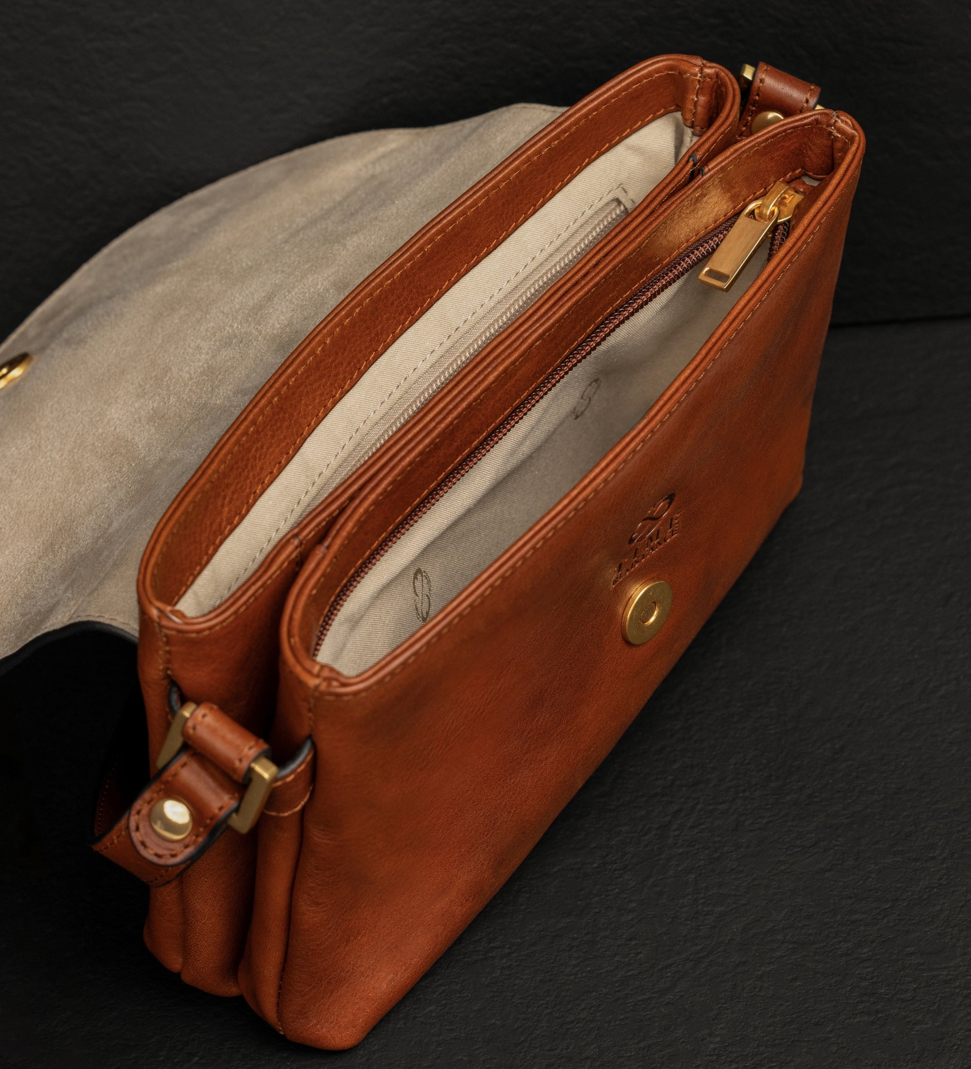 Crossbodyväska i läder för dam –Sophie’s Choice
