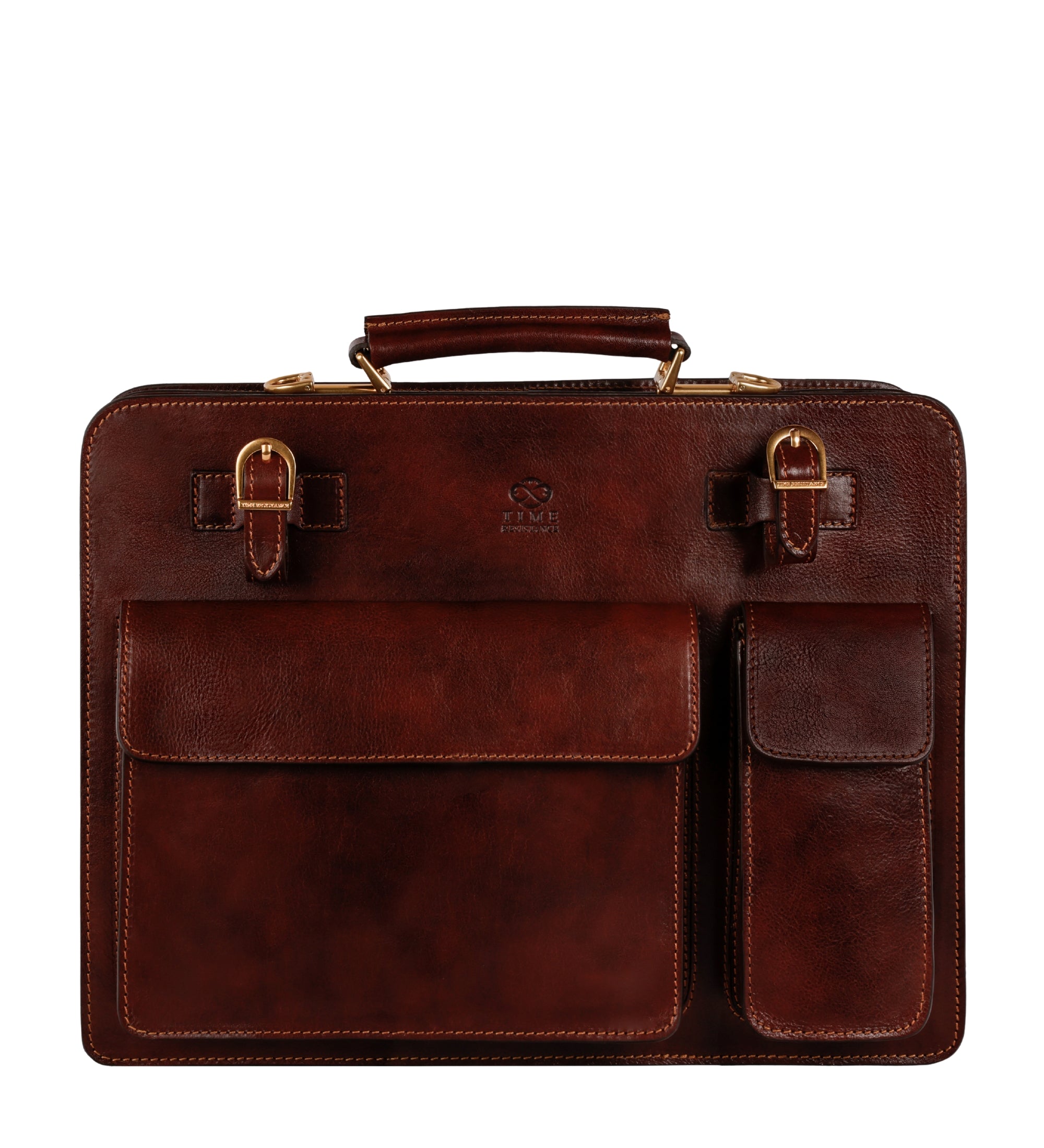 Läderväska i satchel-stil portfölj i läder – The Prophet