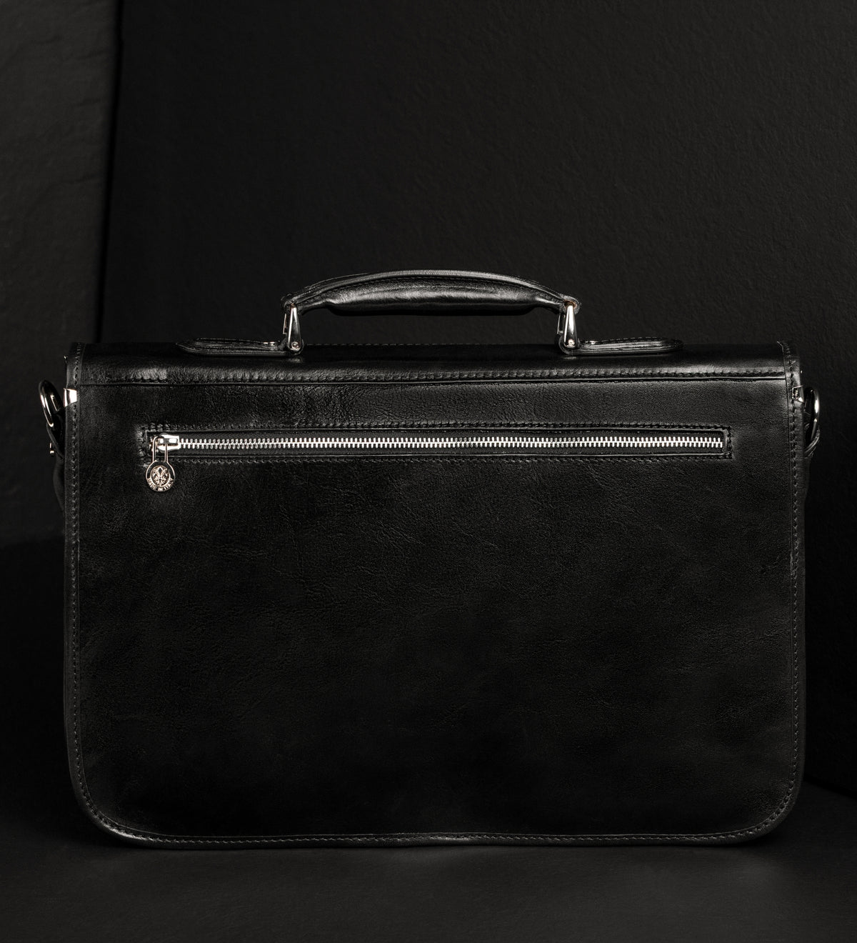 Portfölj i läder laptopväska i läder – Illusions