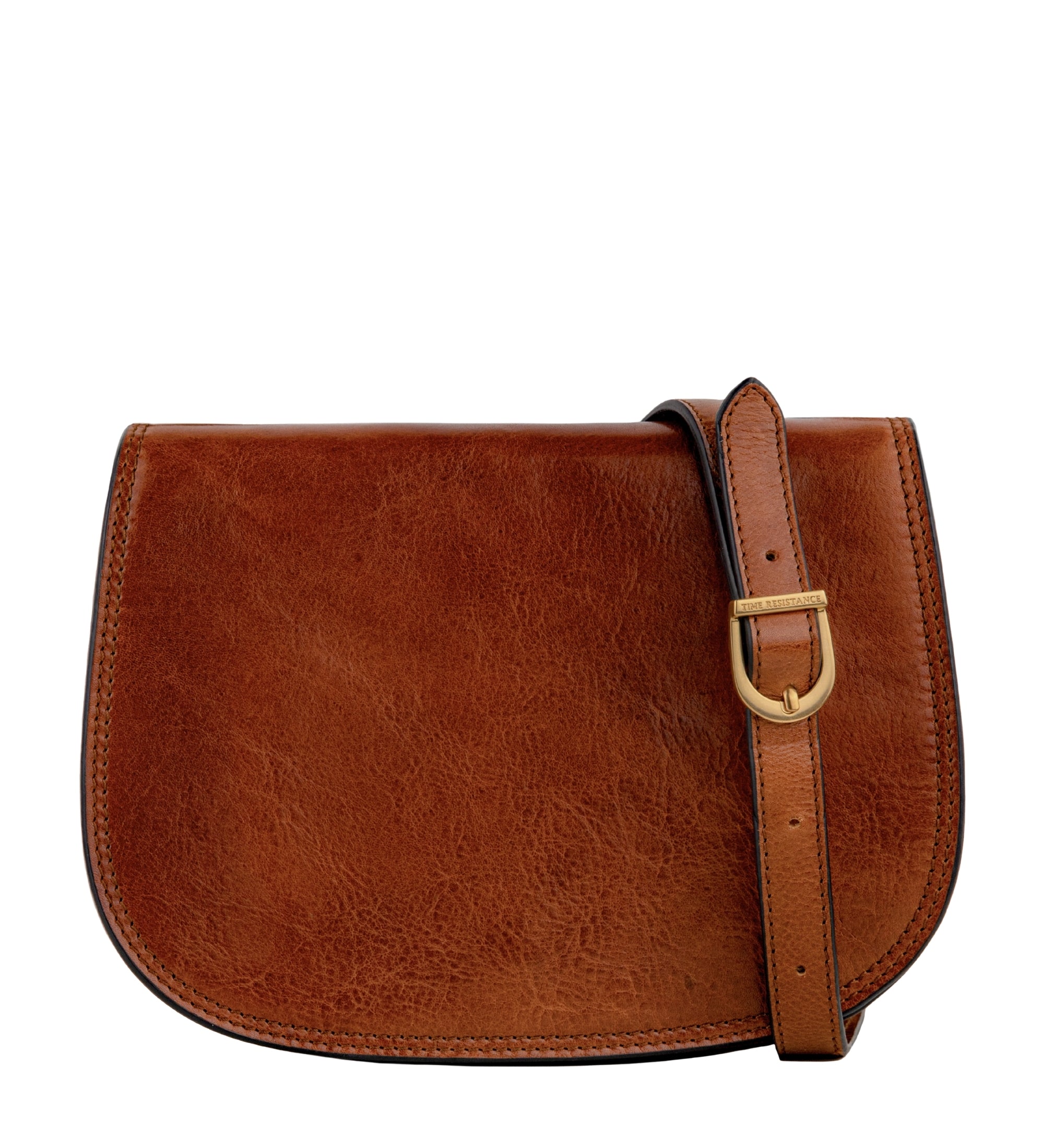 Saddle bag i läder crossbodyväska i läder för dam – Moonfleet