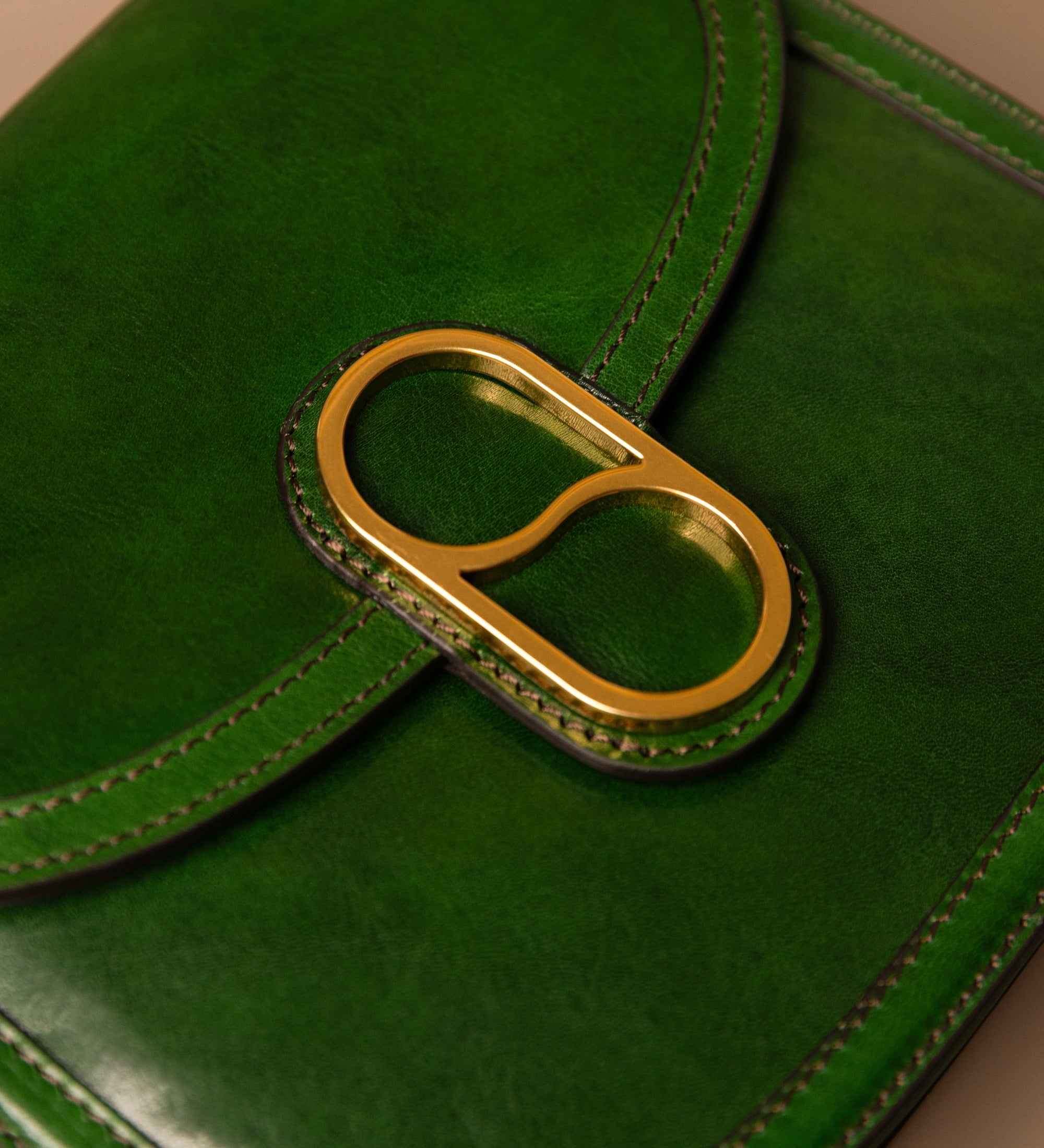 Saddle bag i läder crossbodyväska i läder för dam - Villette