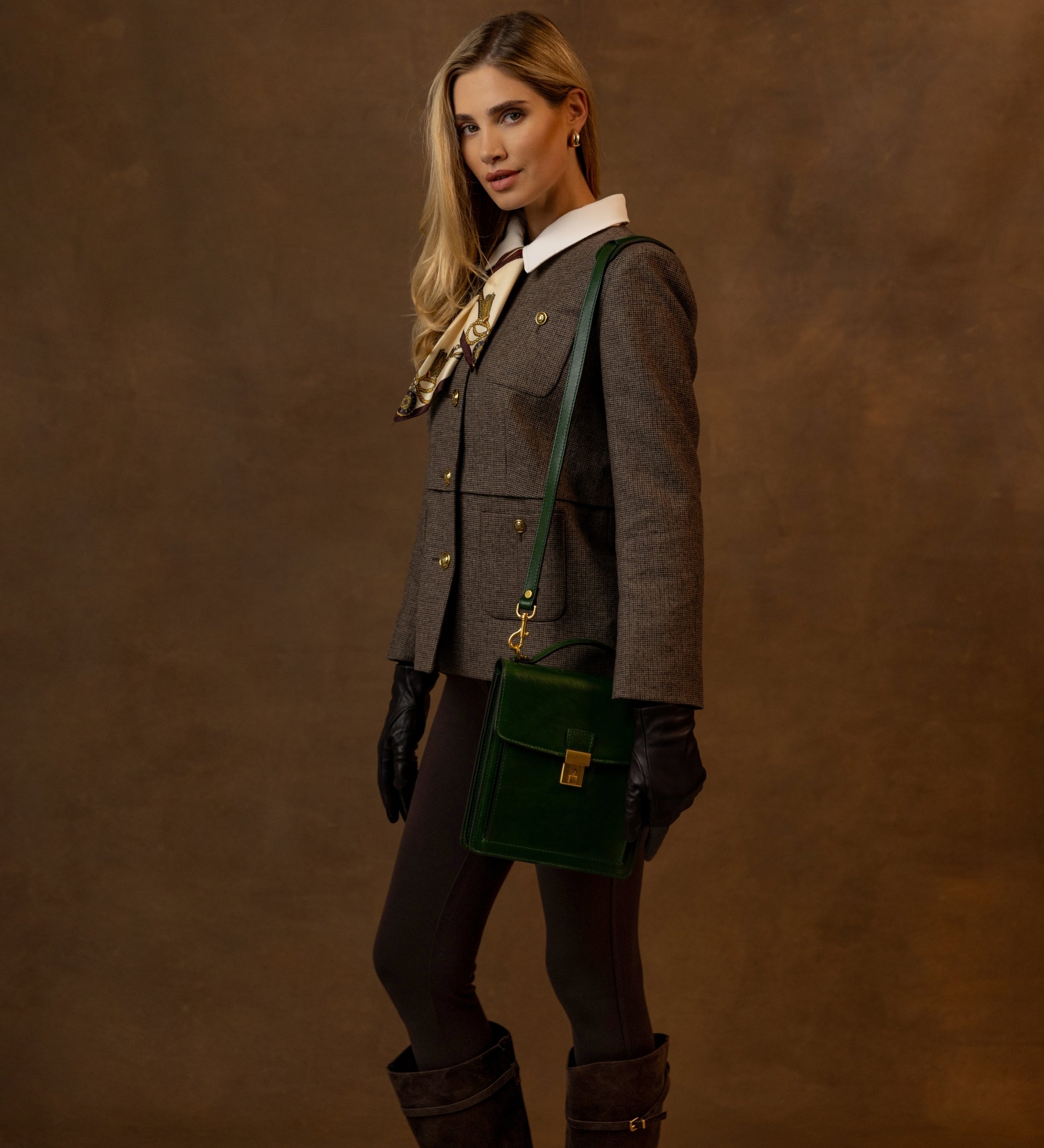 Liten portfölj i läder för dam – Walden