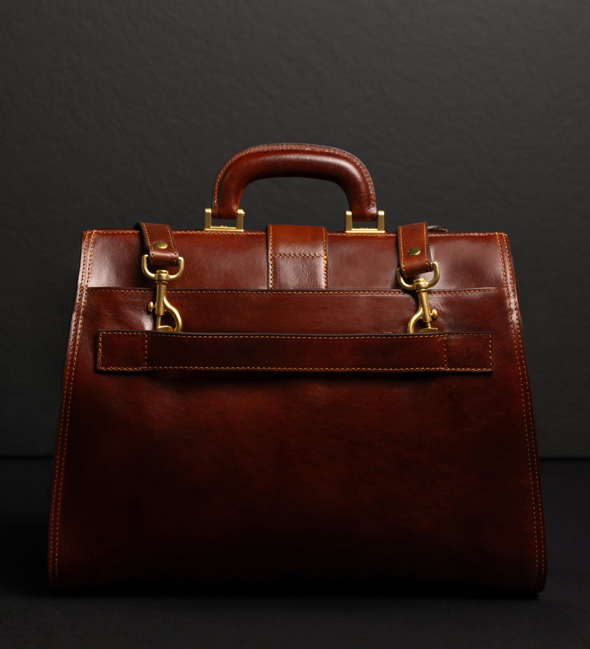 Stor doktorväska i läder för dam - Mrs Dalloway