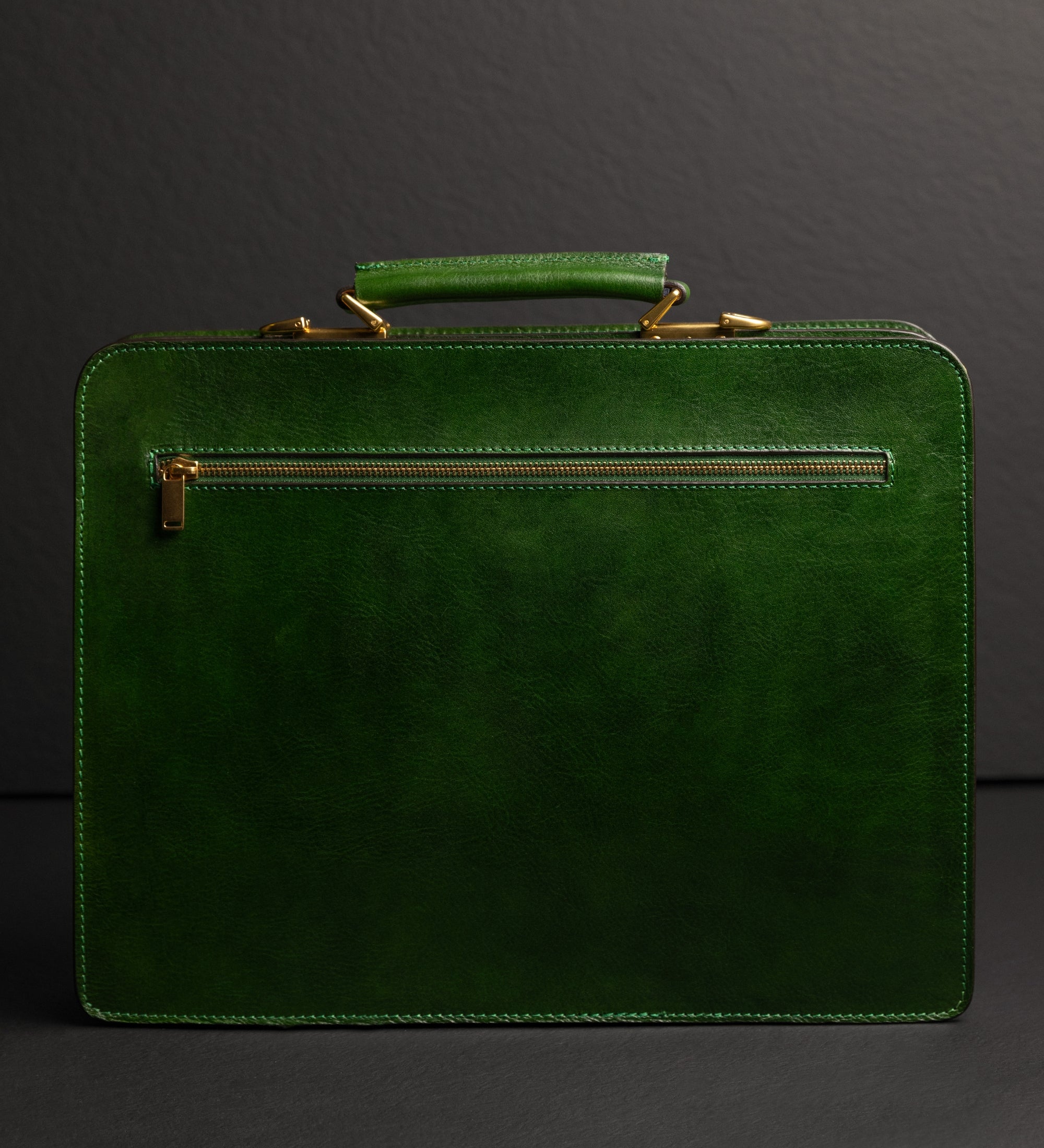 Läderväska i satchel-stil portfölj i läder – The Prophet