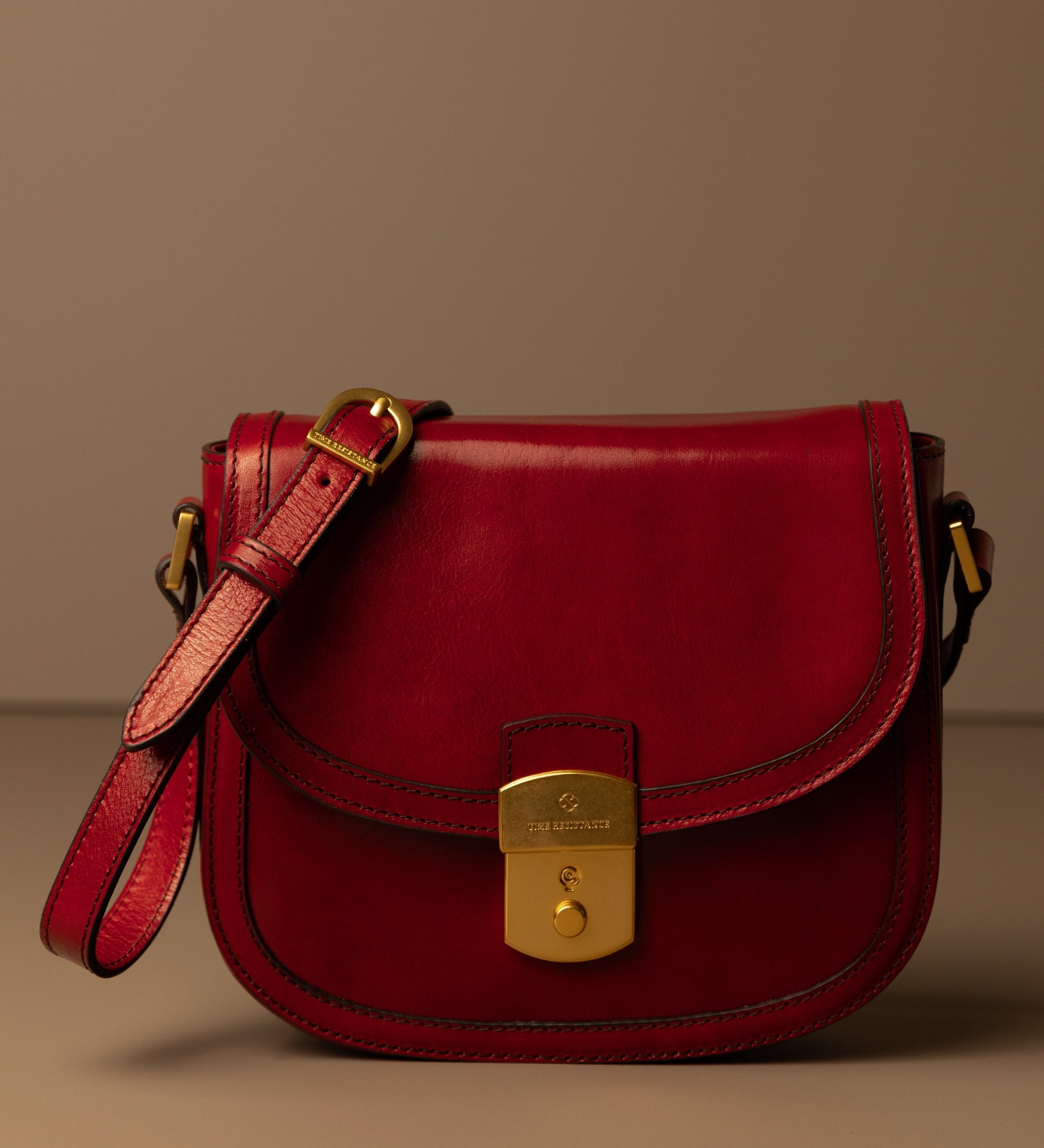 Saddle bag i läder för dam - Secrets