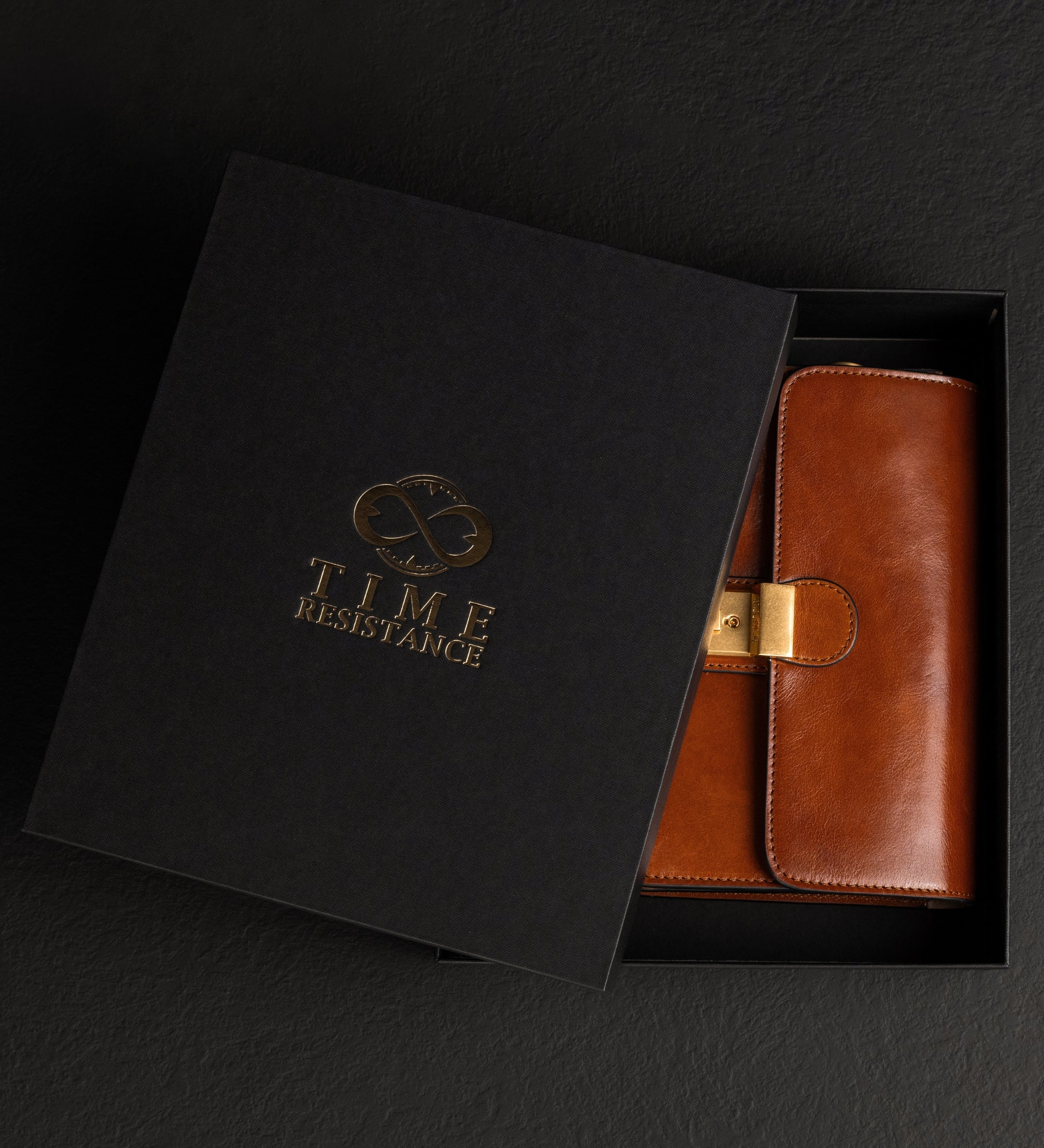 Clutchväska i läder– The Maltese Falcon