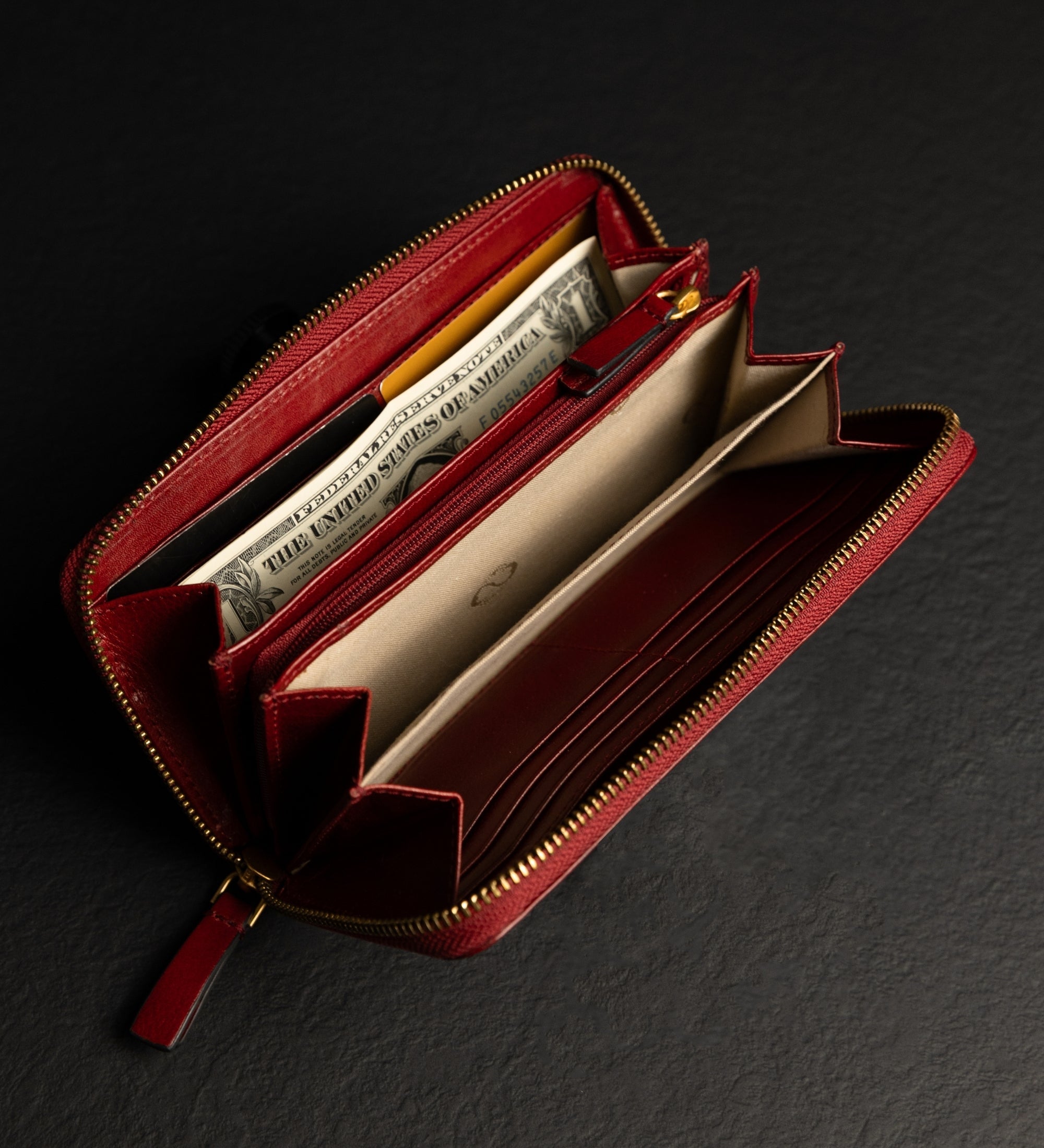 Dam Läder Continental Plånbok - Excellent Women