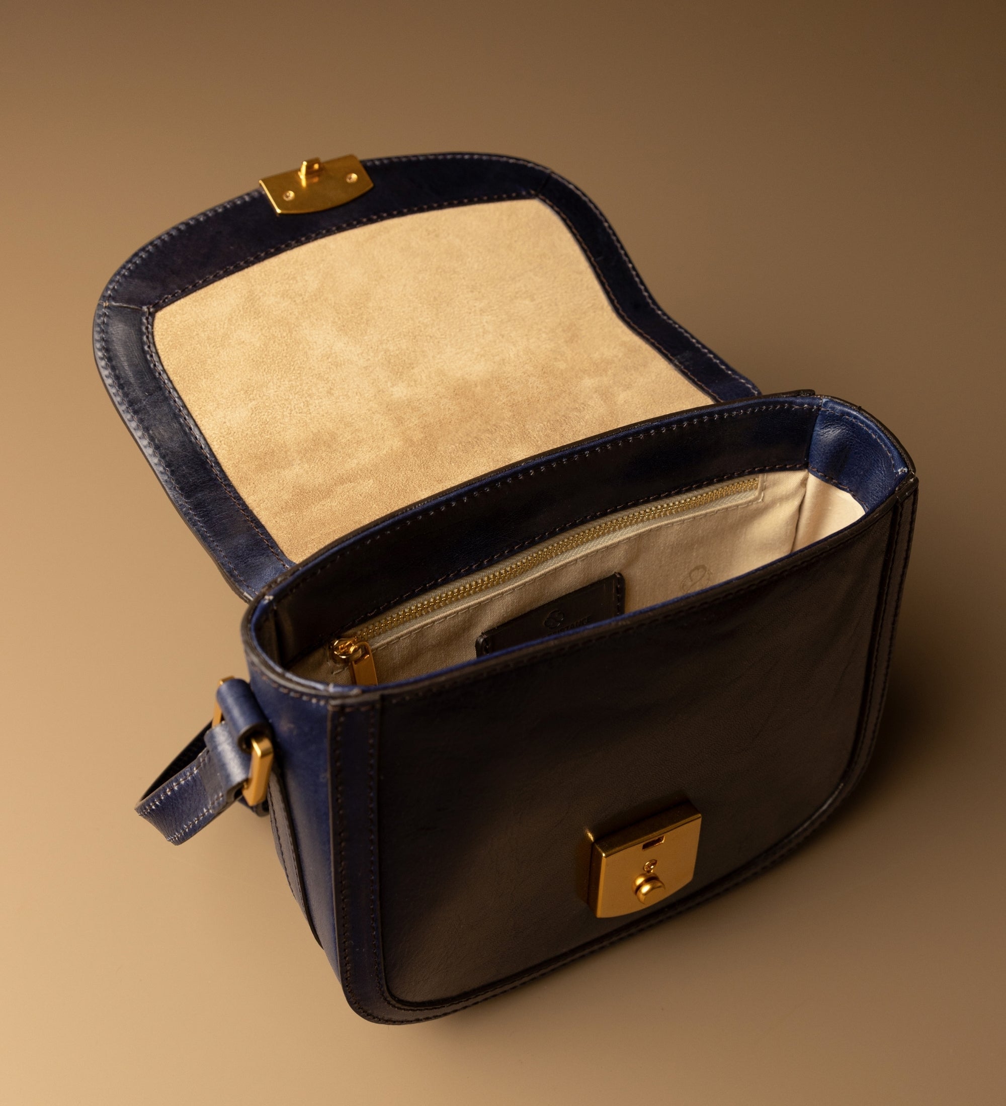 Saddle bag i läder för dam - Secrets