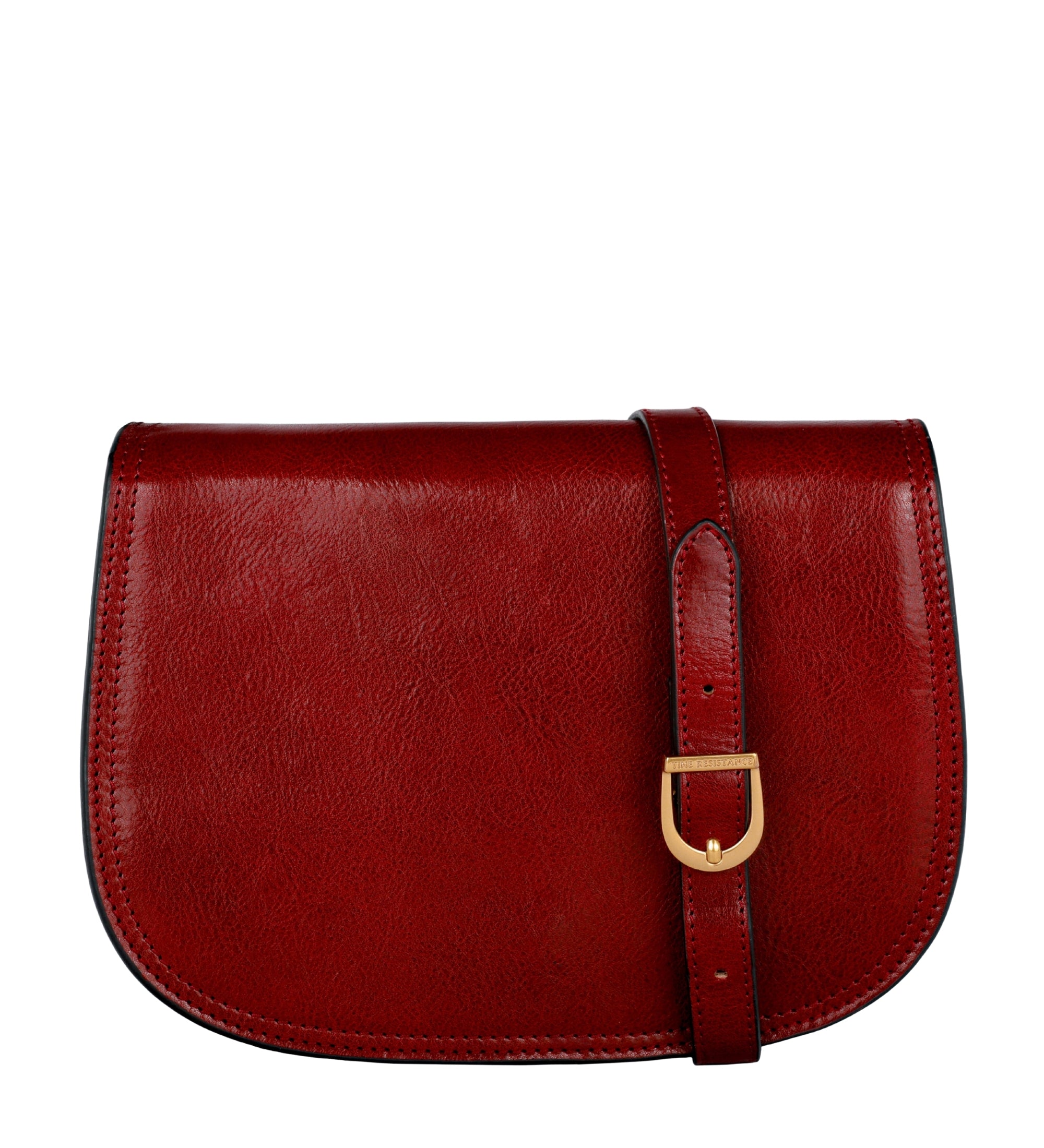 Saddle bag i läder crossbodyväska i läder för dam – Moonfleet