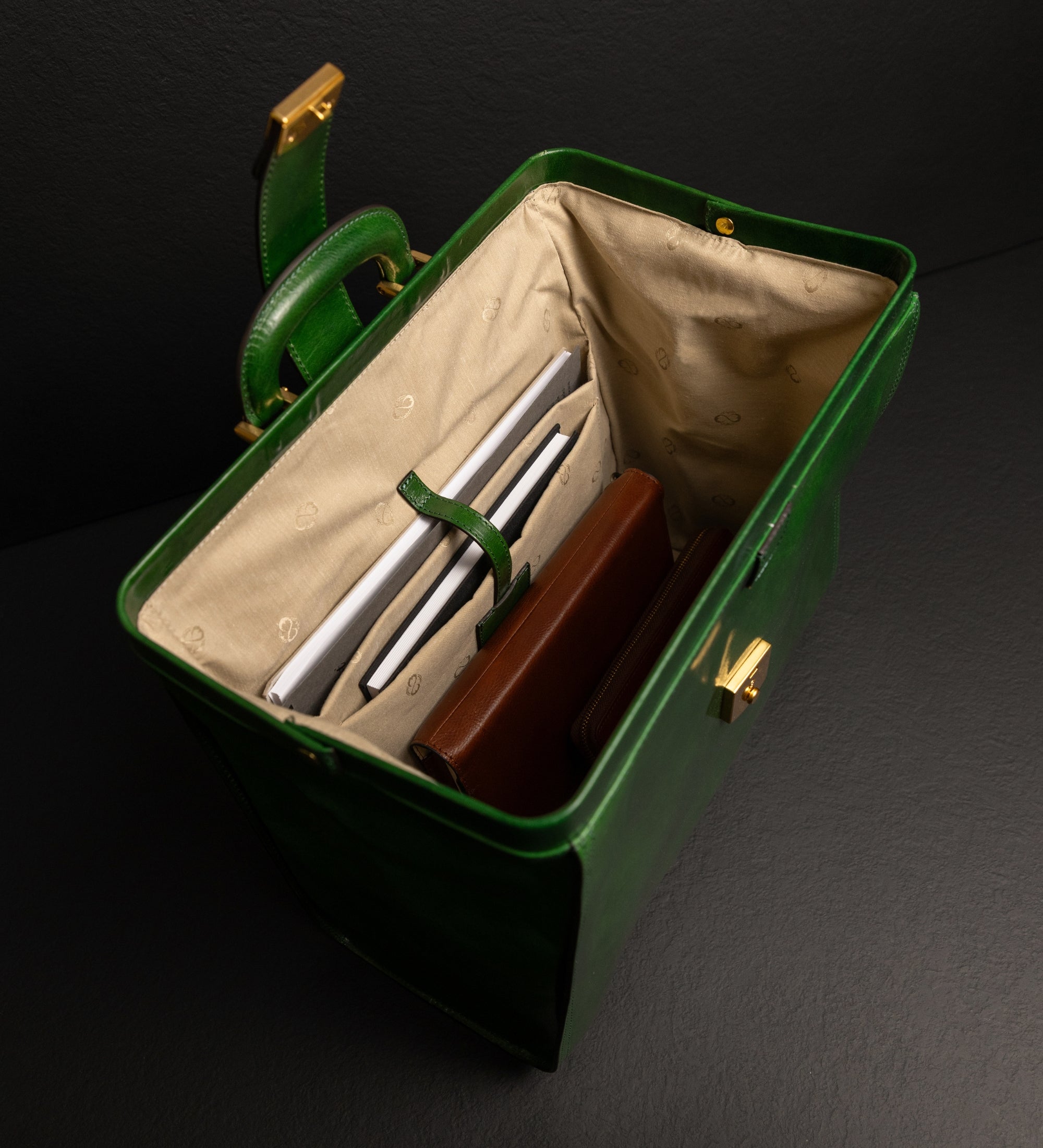 Stor doktorväska i läder för dam - Mrs Dalloway