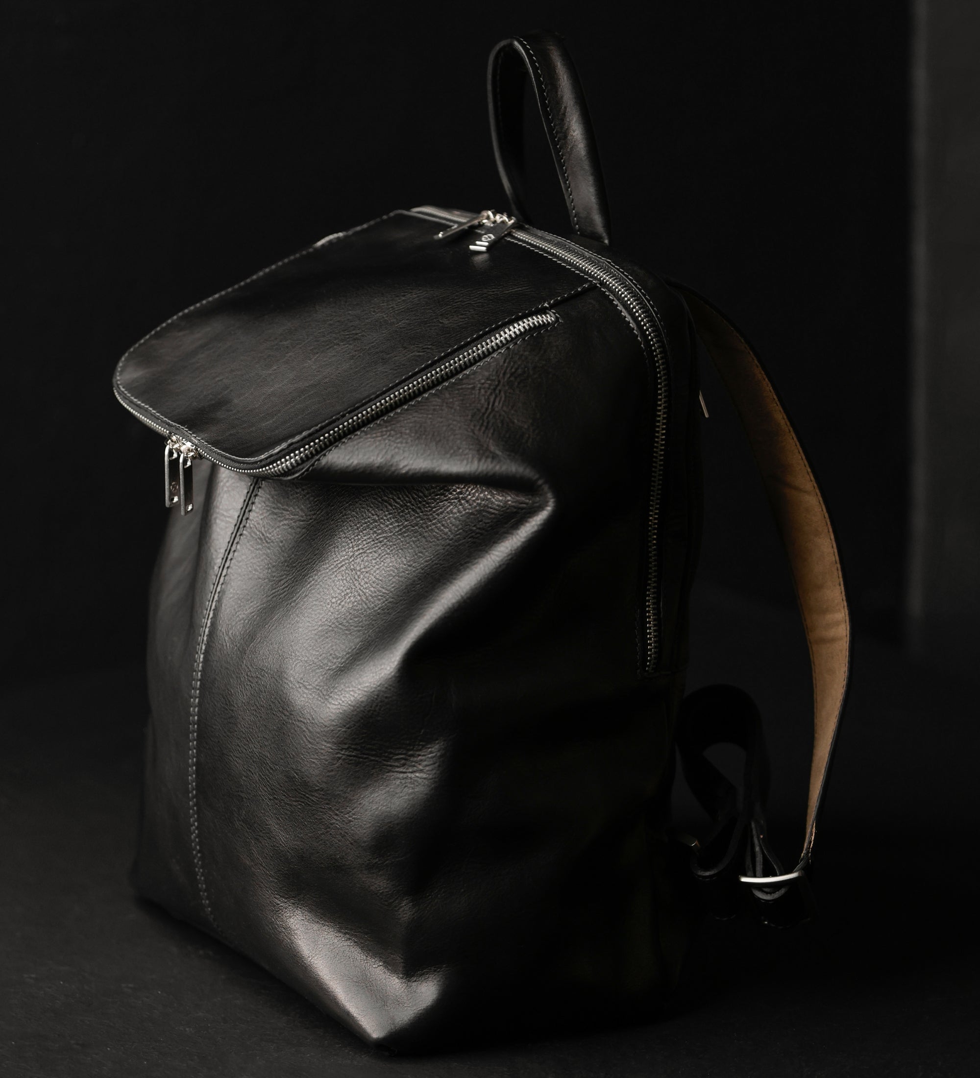 Ryggsäck i läder– A Blend in the River