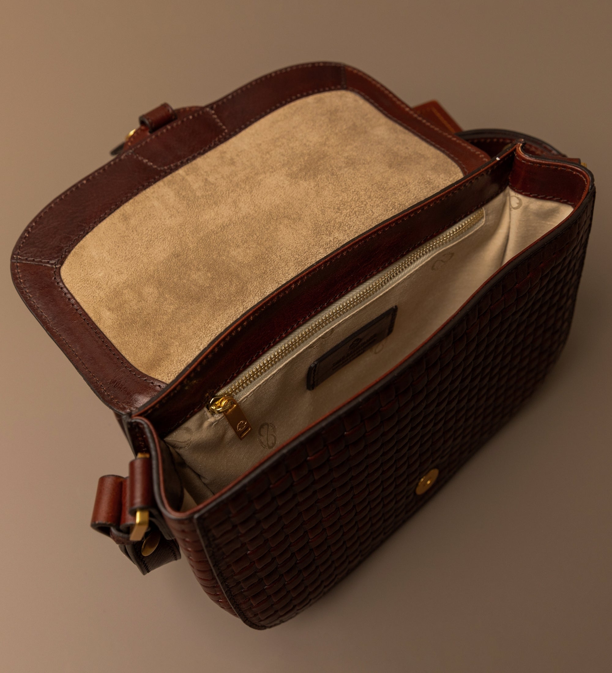 Saddle bag i läder för dam - Romola