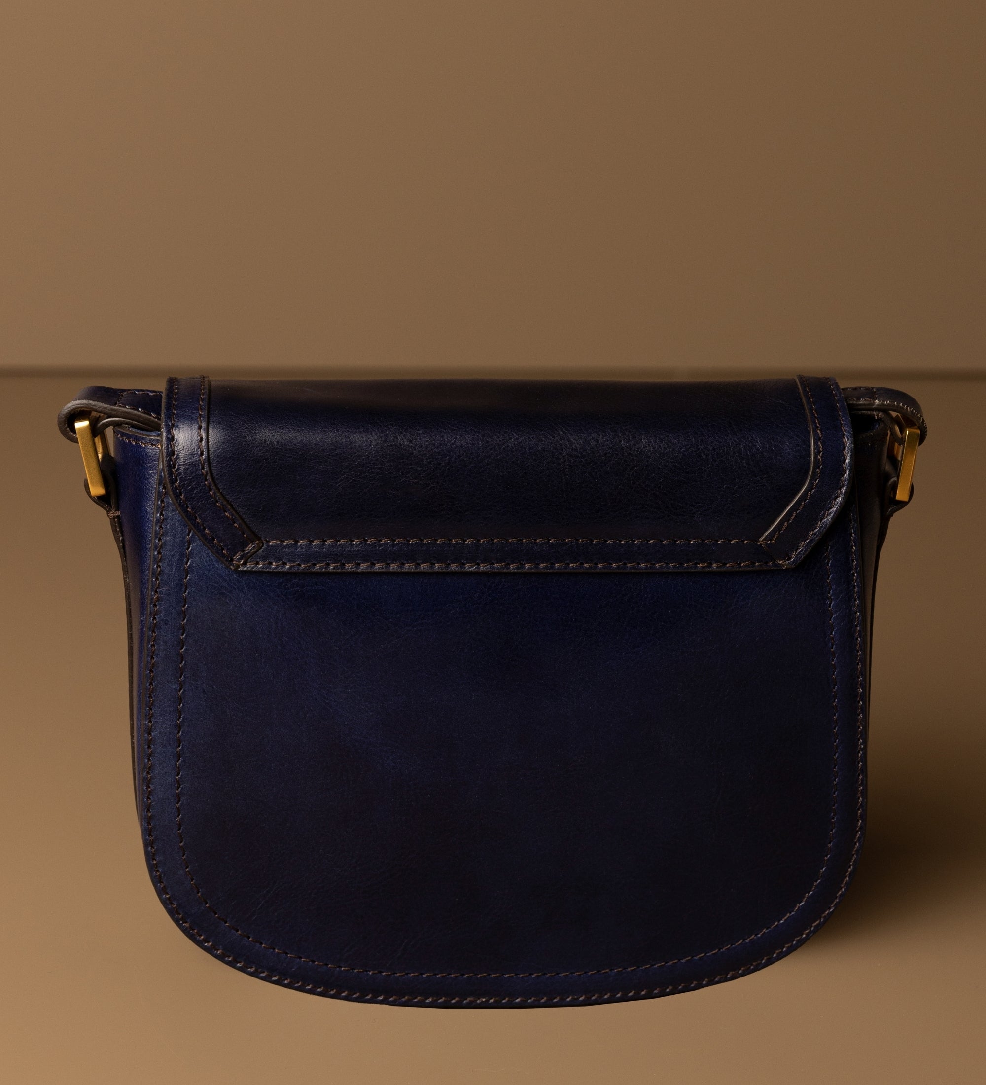 Saddle bag i läder för dam - Secrets