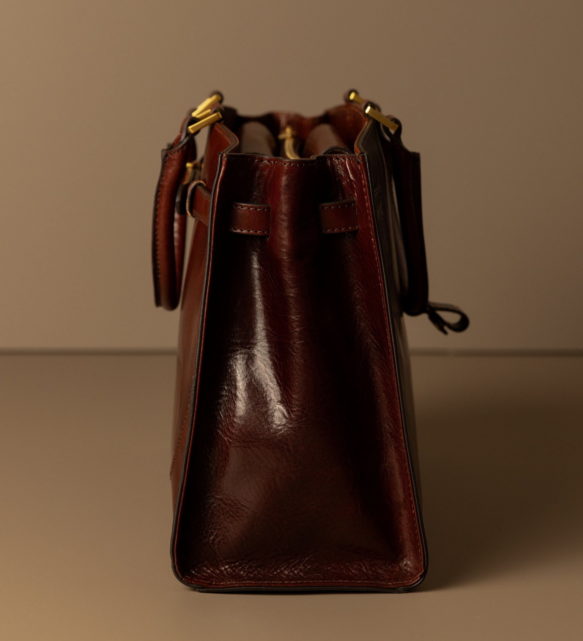 Handväska i läder för dam - Shirley