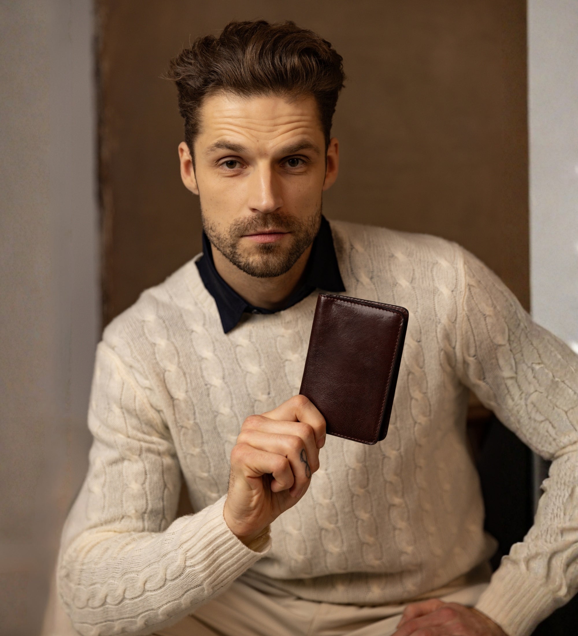 Litet passfodral i läder – Gulliver’s Travels