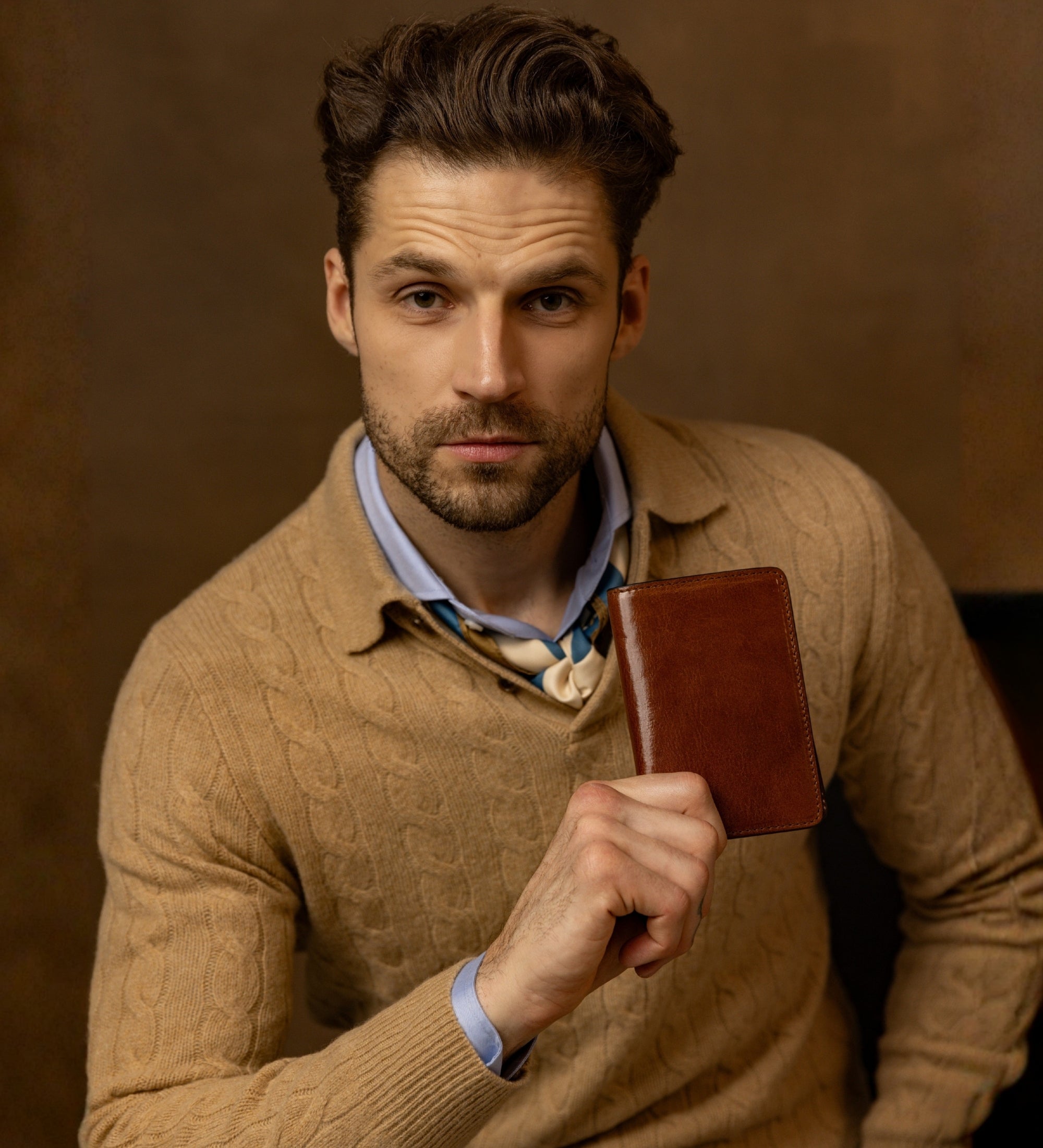 Litet passfodral i läder – Gulliver’s Travels