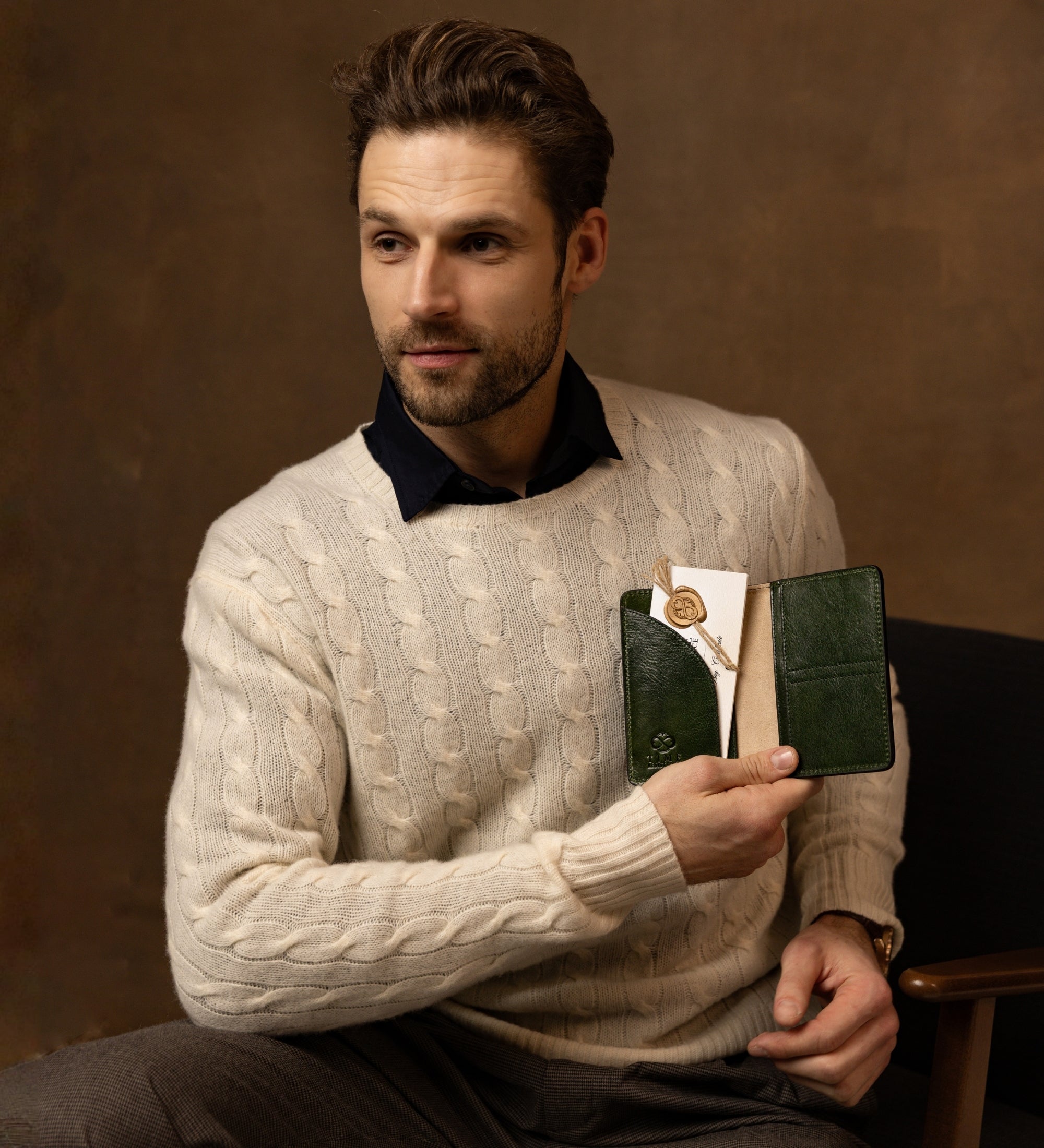 Litet passfodral i läder – Gulliver’s Travels