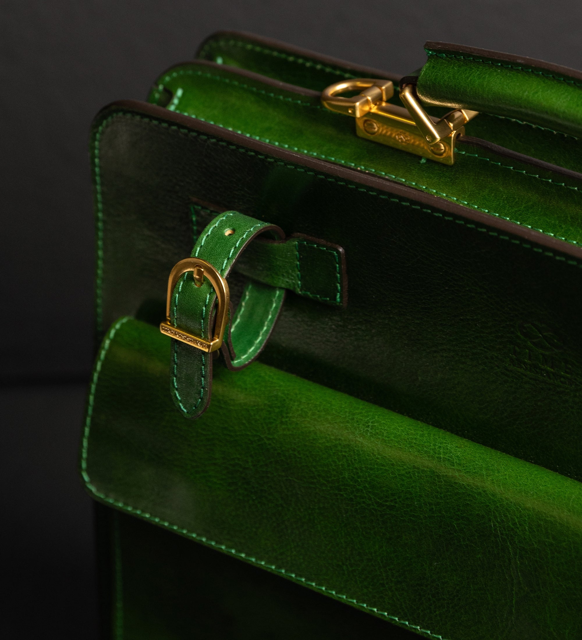 Läderväska i satchel-stil portfölj i läder – The Prophet