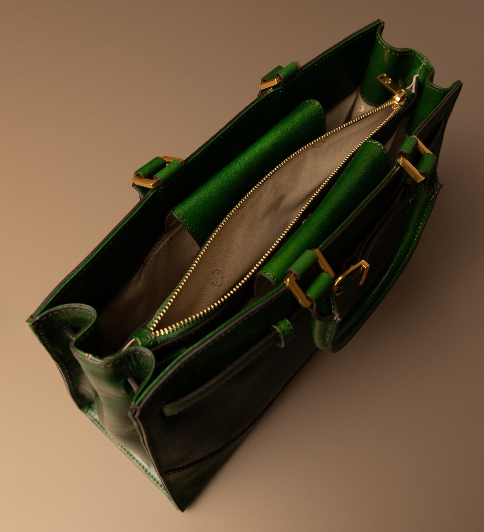 Handväska i läder för dam - Shirley