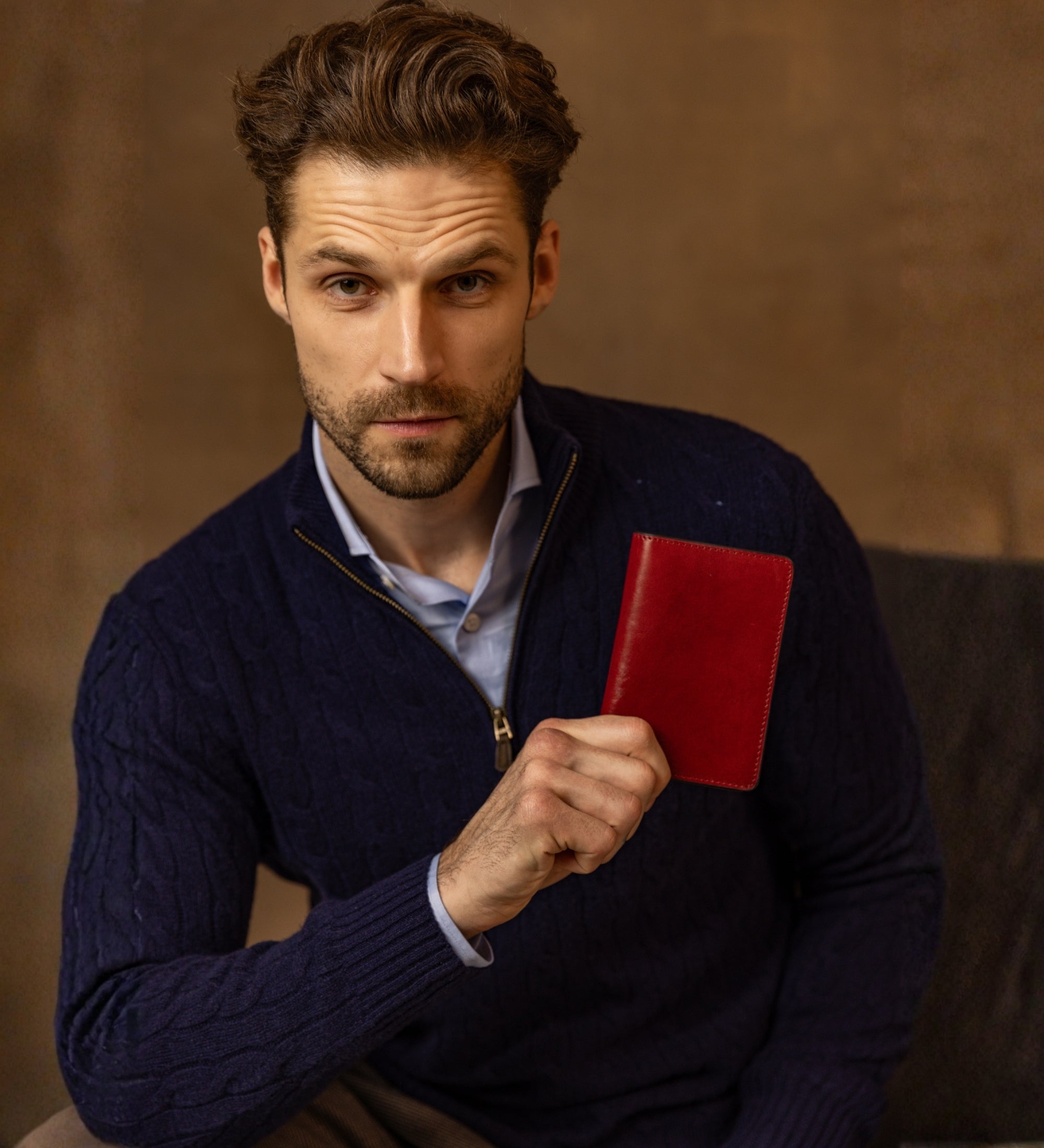 Litet passfodral i läder – Gulliver’s Travels