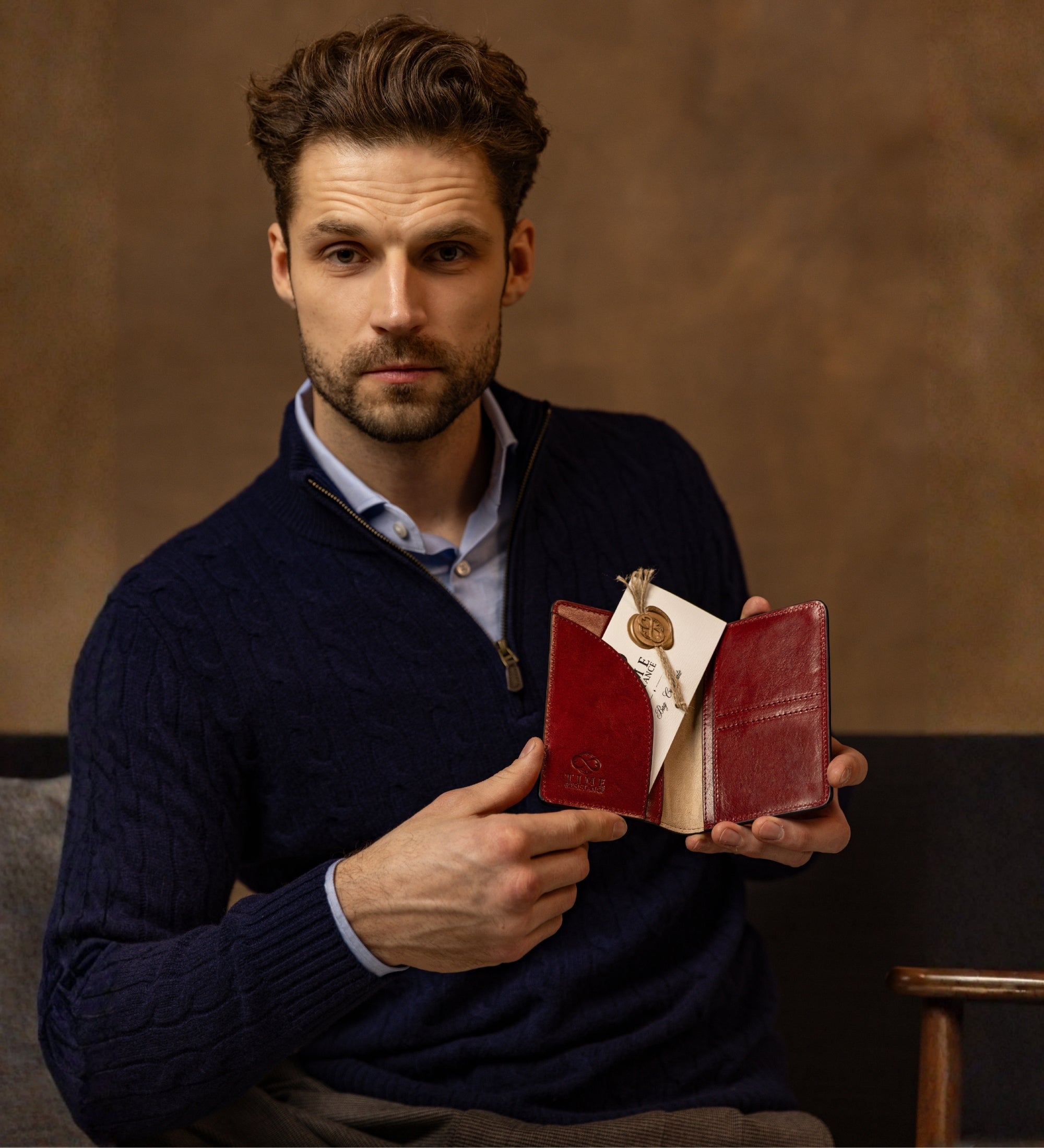 Litet passfodral i läder – Gulliver’s Travels