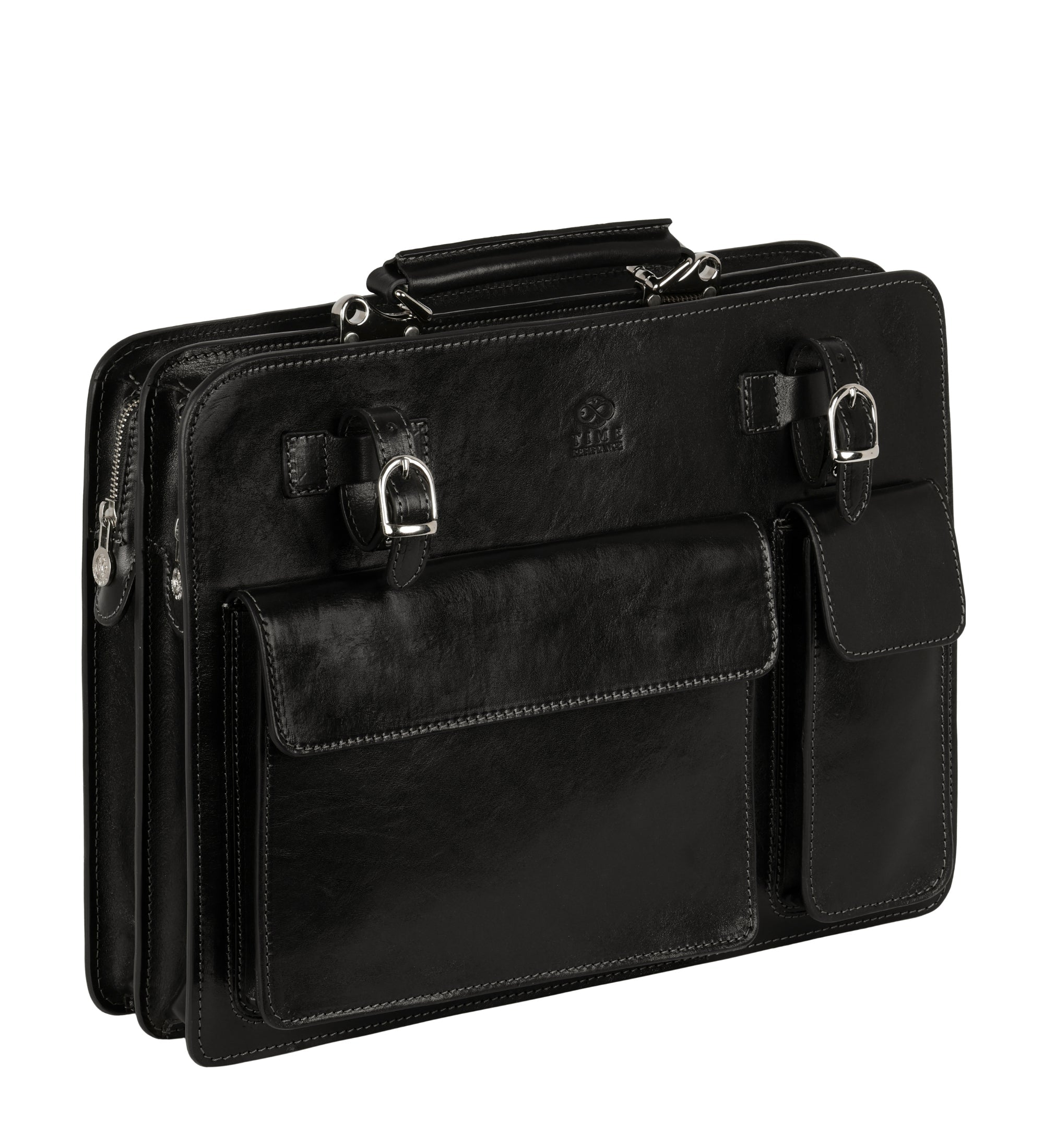Läderväska i satchel-stil portfölj i läder – The Prophet