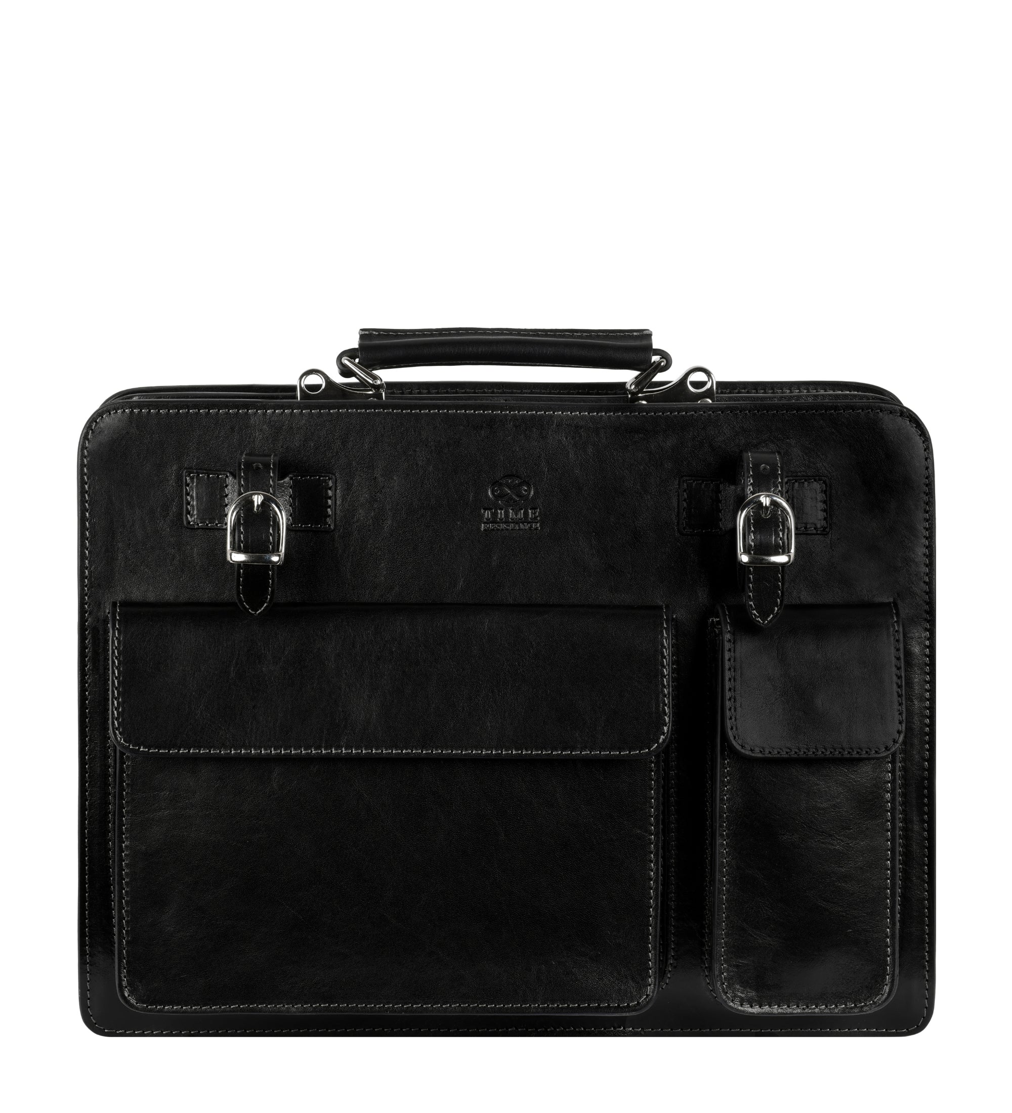 Läderväska i satchel-stil portfölj i läder – The Prophet