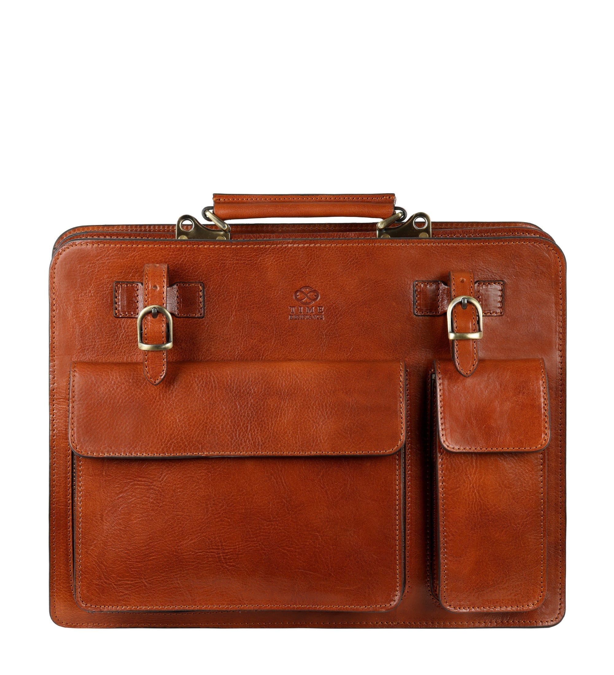 Läderväska i satchel-stil portfölj i läder – The Prophet