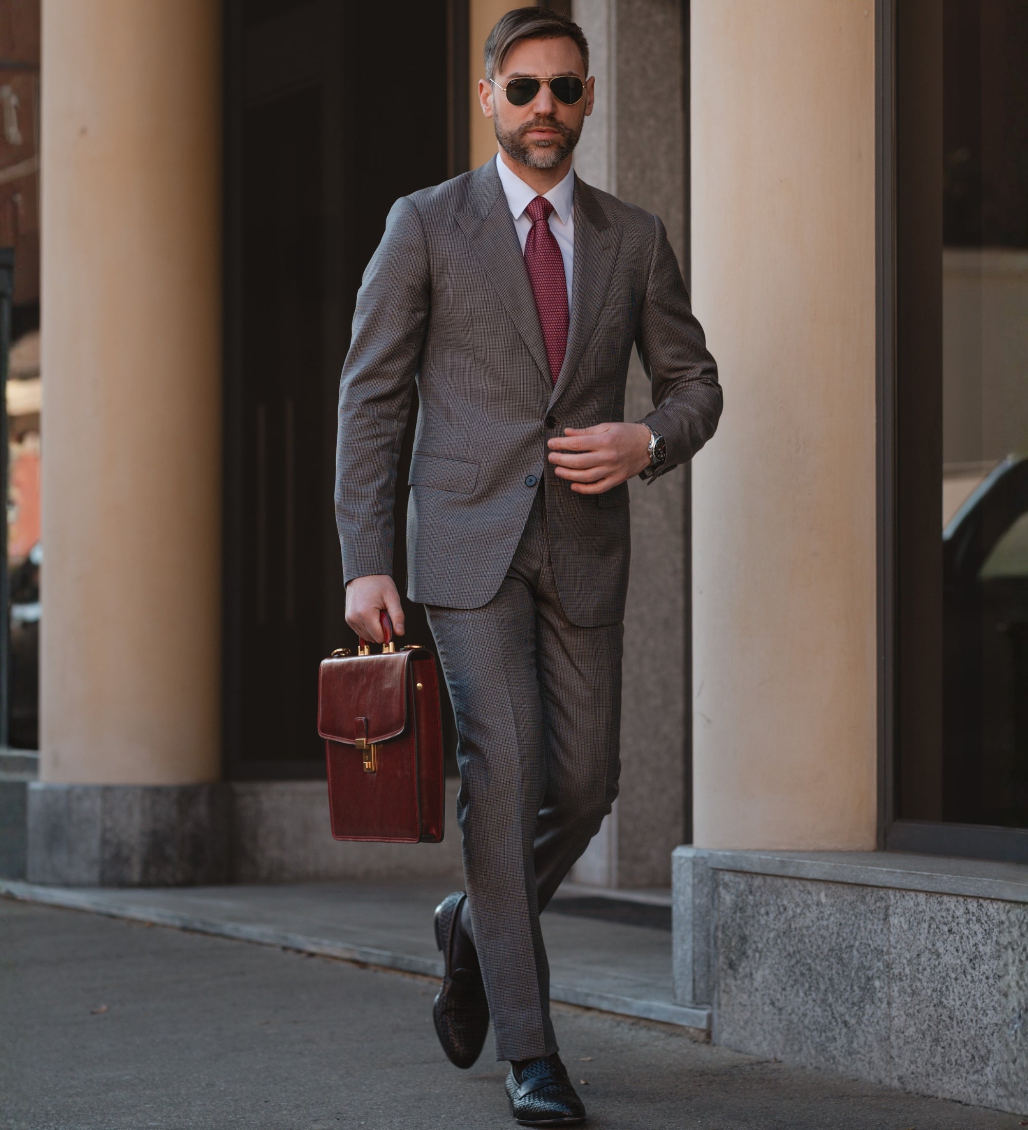 Portfölj i läder – The Sound of the Mountain