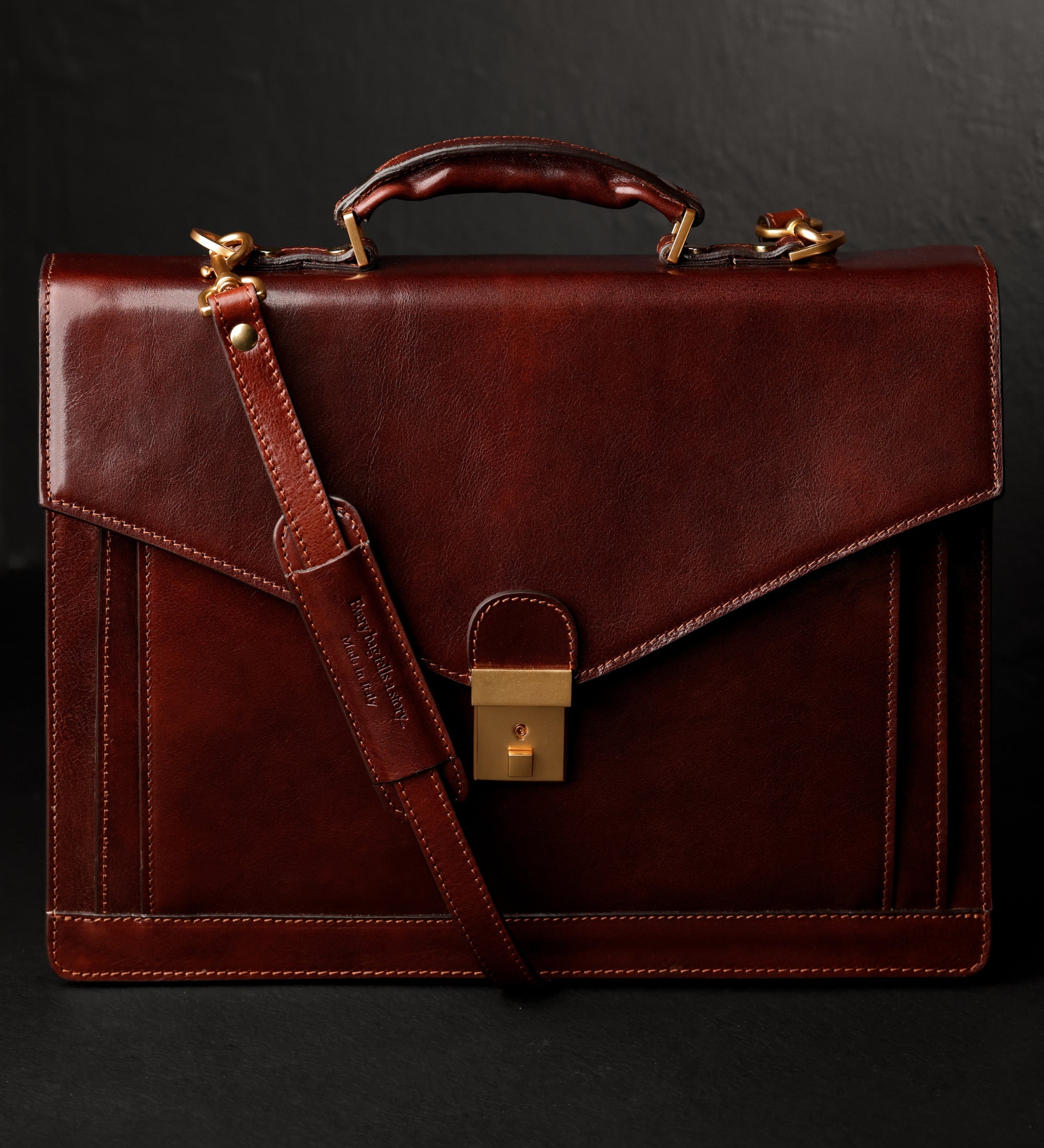 Portfölj i läder i klassisk design – The Magus