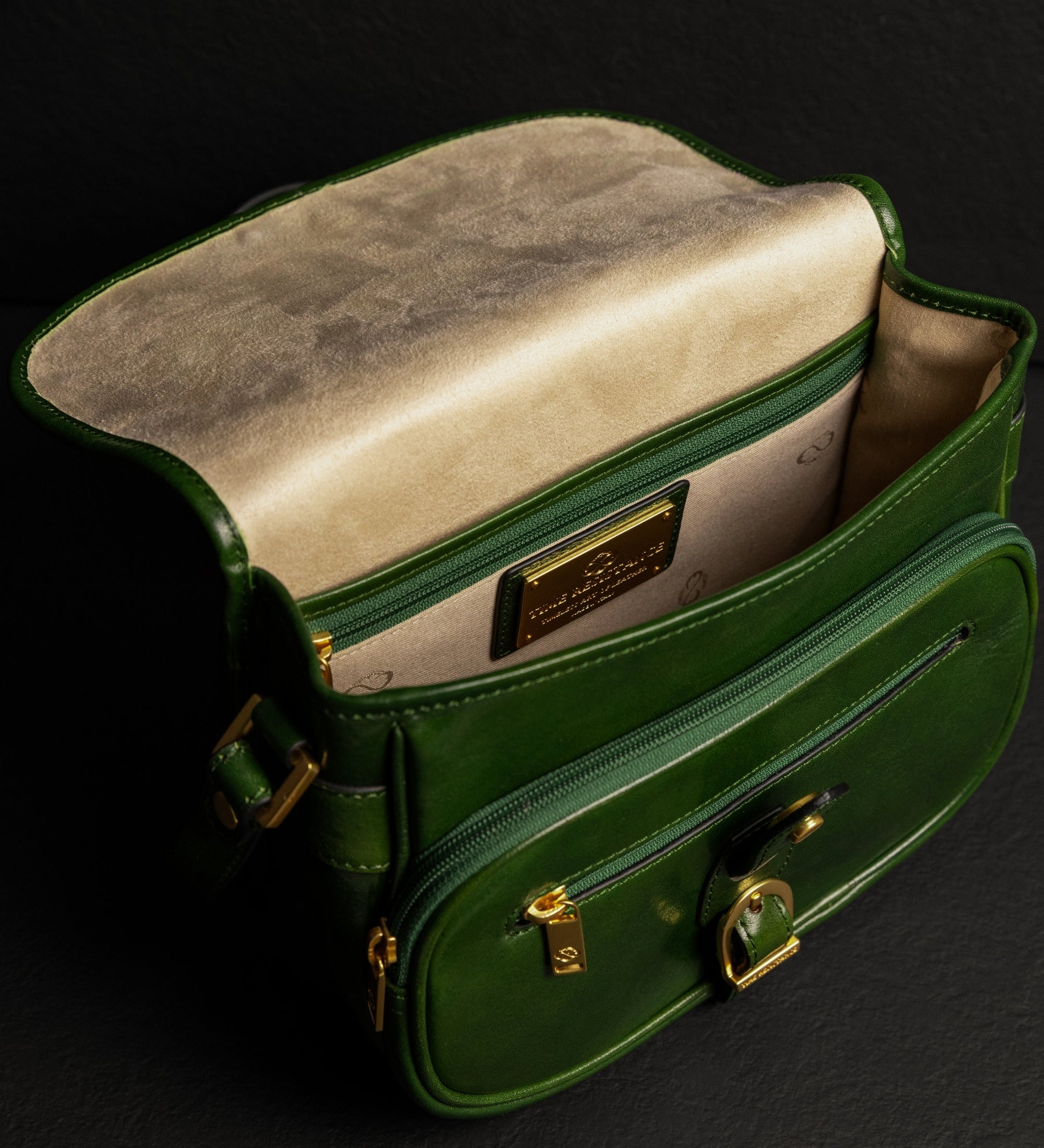 Saddle bag i läder för dam - Women In Love
